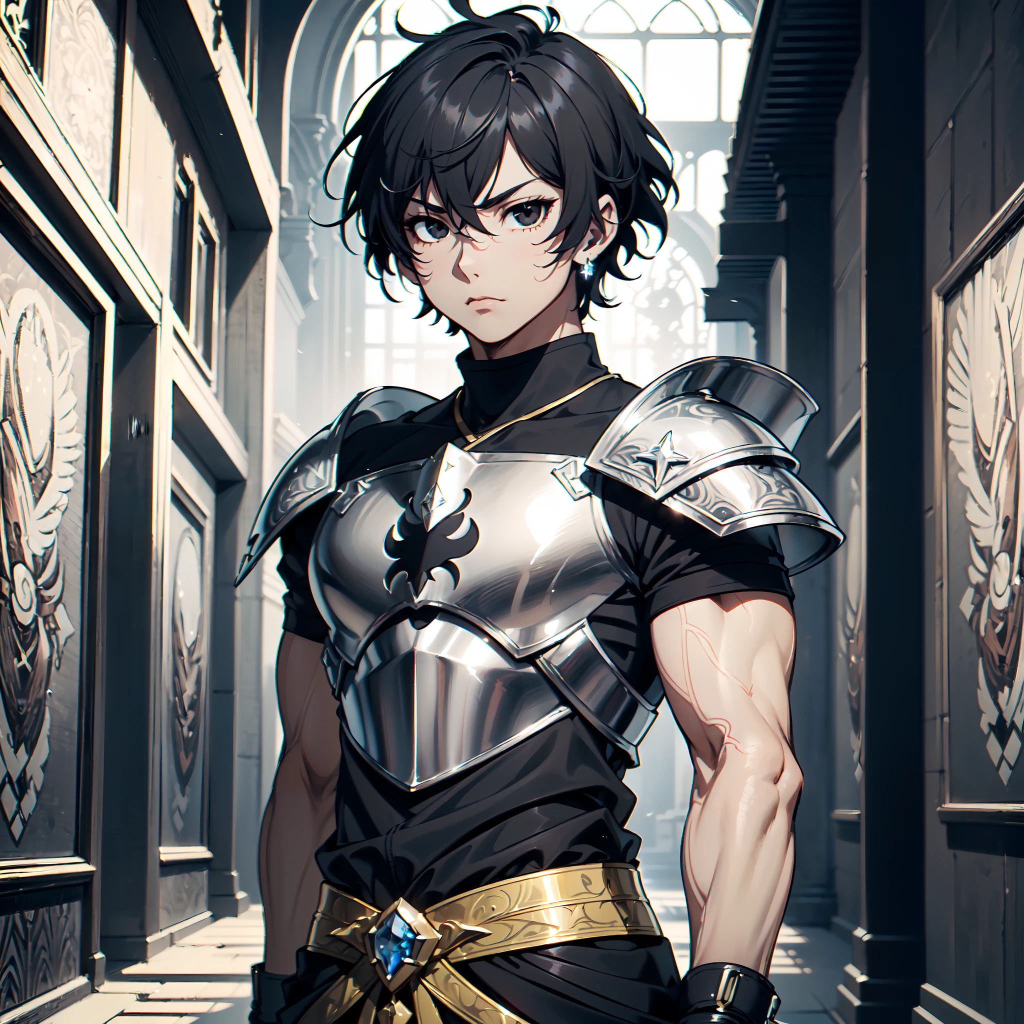 128K Ultra High Definition,
128K Ultra High Quality,
128K Ultra High Resolution,
Best Definition,
Best Quality,
Best Resolution,
Perfectly Detailed,
Perfectly Designed,
Extremely Detailed,
Extremely Designed,
Hyper Detailed,
Hyper Definition,
Hyper Quality,
Hyper Resolution,
Masterpiece,
(((Anime))),
Body Shot,
(((Boy))),
Handsome,
Muscular Body,
(((Black Short Hair))),
(((Black Eyes))),
(((Hyper Detailed & Perfectly Designed With Ultra High Quality Black Berserker Armor))),
(((Inside Of Medieval Royal Palace Background Scenery))),
