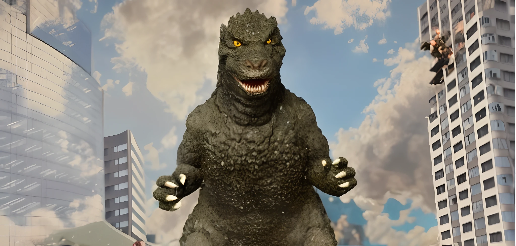 a beautiful and detailed portrait of a huge male anthro godzilla, godzillaXP, big body, black body, big pecs, muscular anthro, buff, tail, kenket, Ross Tran,ruan jia, trending on artstation,foxovh, cenematic lighting, bedroom, pov front view, black penis pov, monster nude, big penis, precum, body, full body, blowjob, holding face, lookin at viewer, blush, smile, duo,