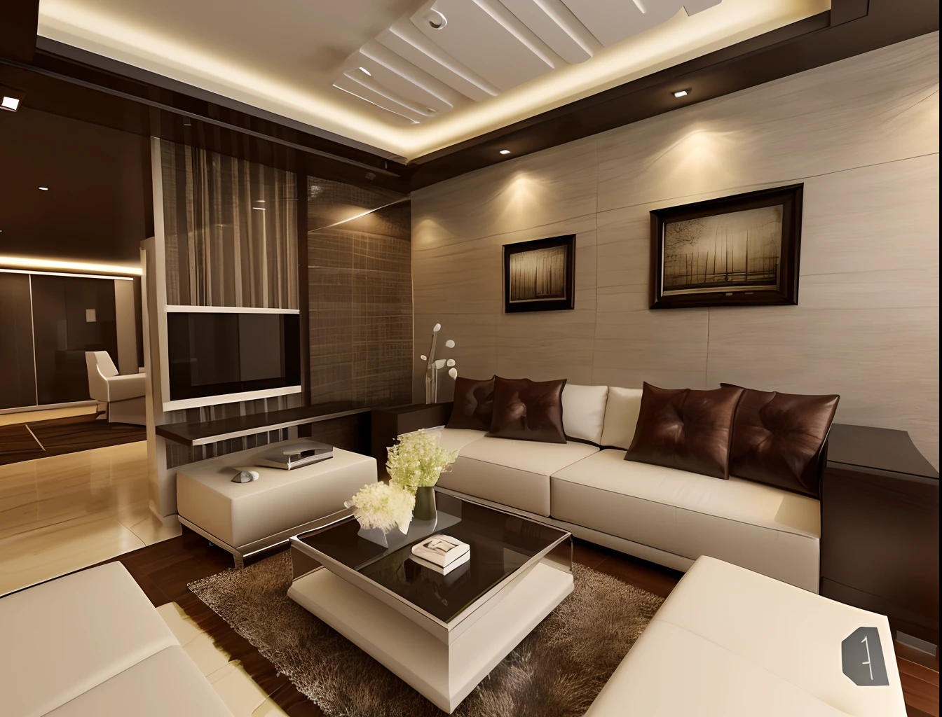 masterpiece, top quality, [crazy_eyes], (small tits: 1.2), ultra detail, fog, NSFW, (expressionless), arafed view of a living room with a couch, coffee table, and television, interior living room, 3 d perspective, 3d rendering, 3 d rendering, render 3 d, 3 d finalrender, 3d finalrender, living room interior design, 3 d design, 3d design, interior design living room, 3 d concept, 3d concept