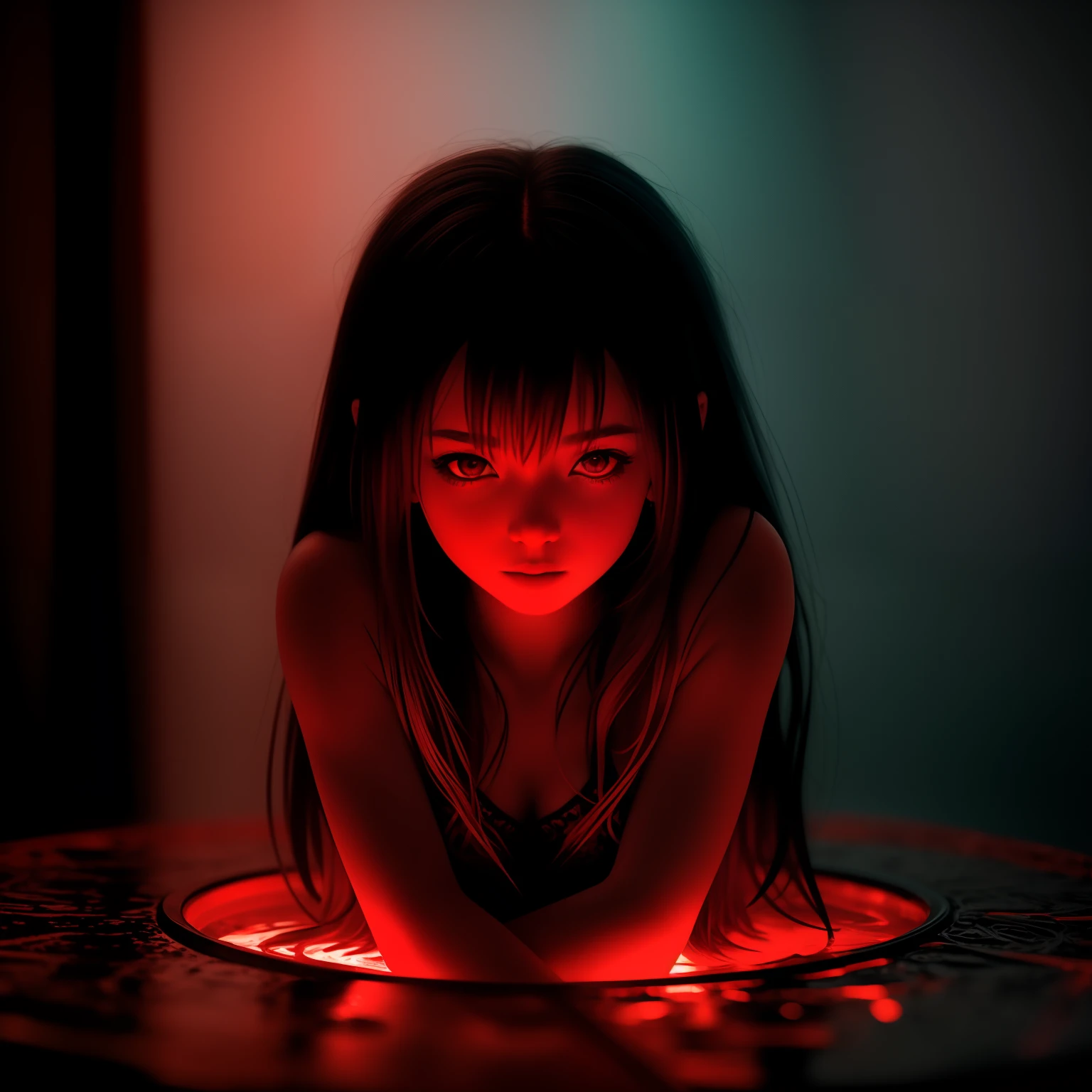 (dark shot:1.4), 80mm, red fairy girl demon sitting in a with red liquid, nice detailed digital art, closeup, soft light, sharp, exposure blend, medium shot, bokeh, (hdr:1.4), high contrast, (cinematic, teal and orange:0.85), (muted colors, dim colors, soothing tones:1.3), low saturation, (hyperdetailed:1.2), (noir:0.4)