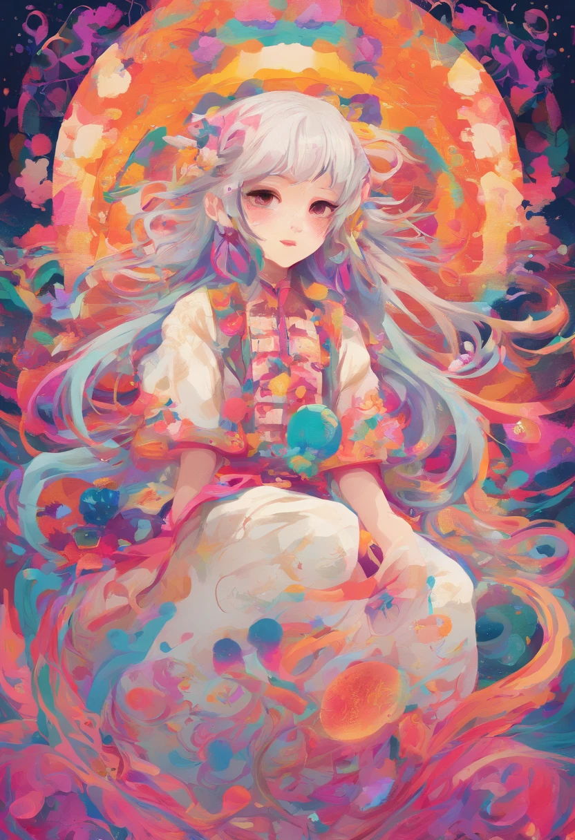 Horikiri Nagisa a long grayish white haired with his hair in cute twin tails flat chested beautiful boy who isn't entirely comfortable with modeling cute feminine clothes for his little sister but is okay with it despite feeling a bit emasculated, Masterpiece,Best quality,