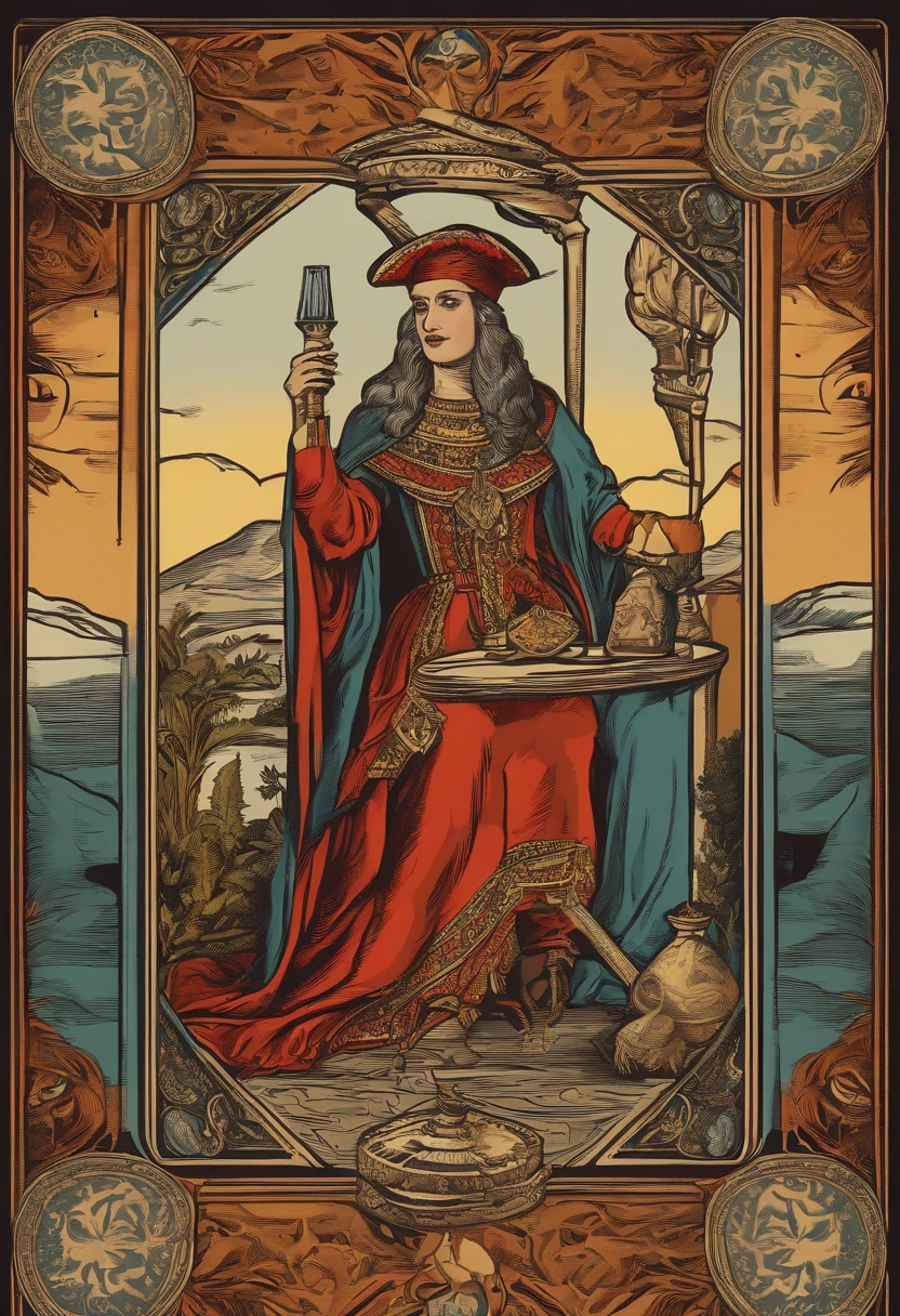 high resolution, rich details, 4K, shuffling tarot card, American shot