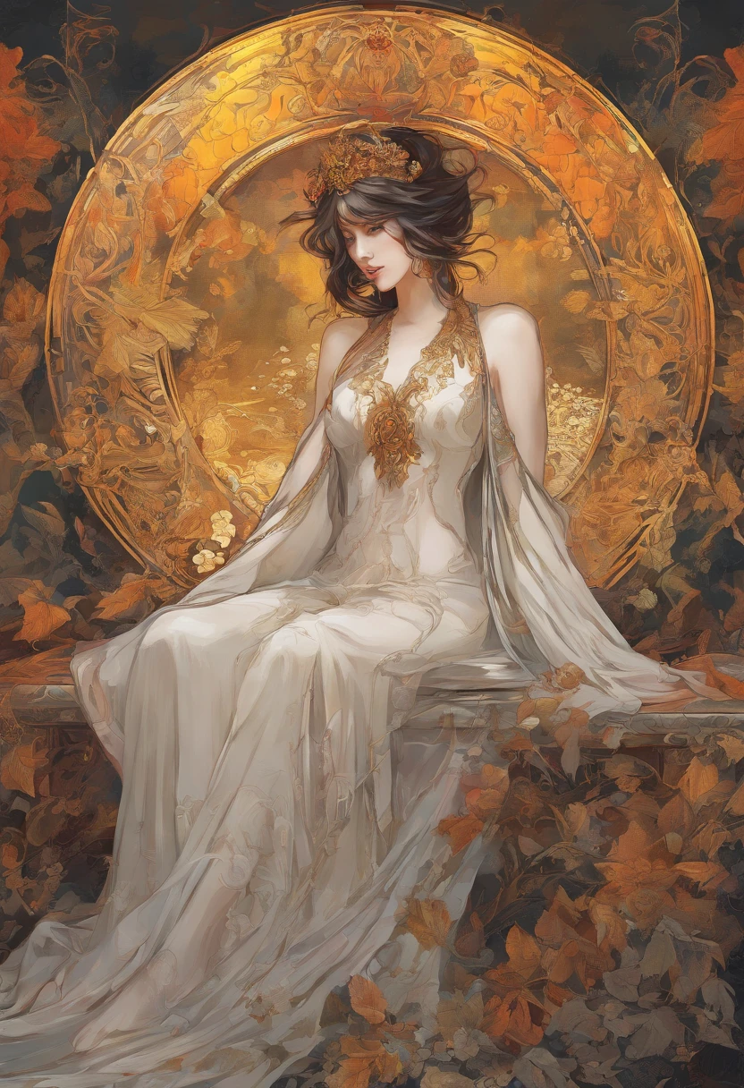 Bewitching Devil Woman, ((Golden ratio}} After a long night in the city、laying on a couch, sensual painting, Beautiful expressive paintings, Wadim Kashin. Ultraphotorealism, Louise Ross, digital painting art, Perceptual Digital Painting, Stylish Digital Painting, Bonito painting, glossy digital painting, beautiful digital painting, Digital Art Painting, Fine painting, ((Rod Acrylic Paint)).