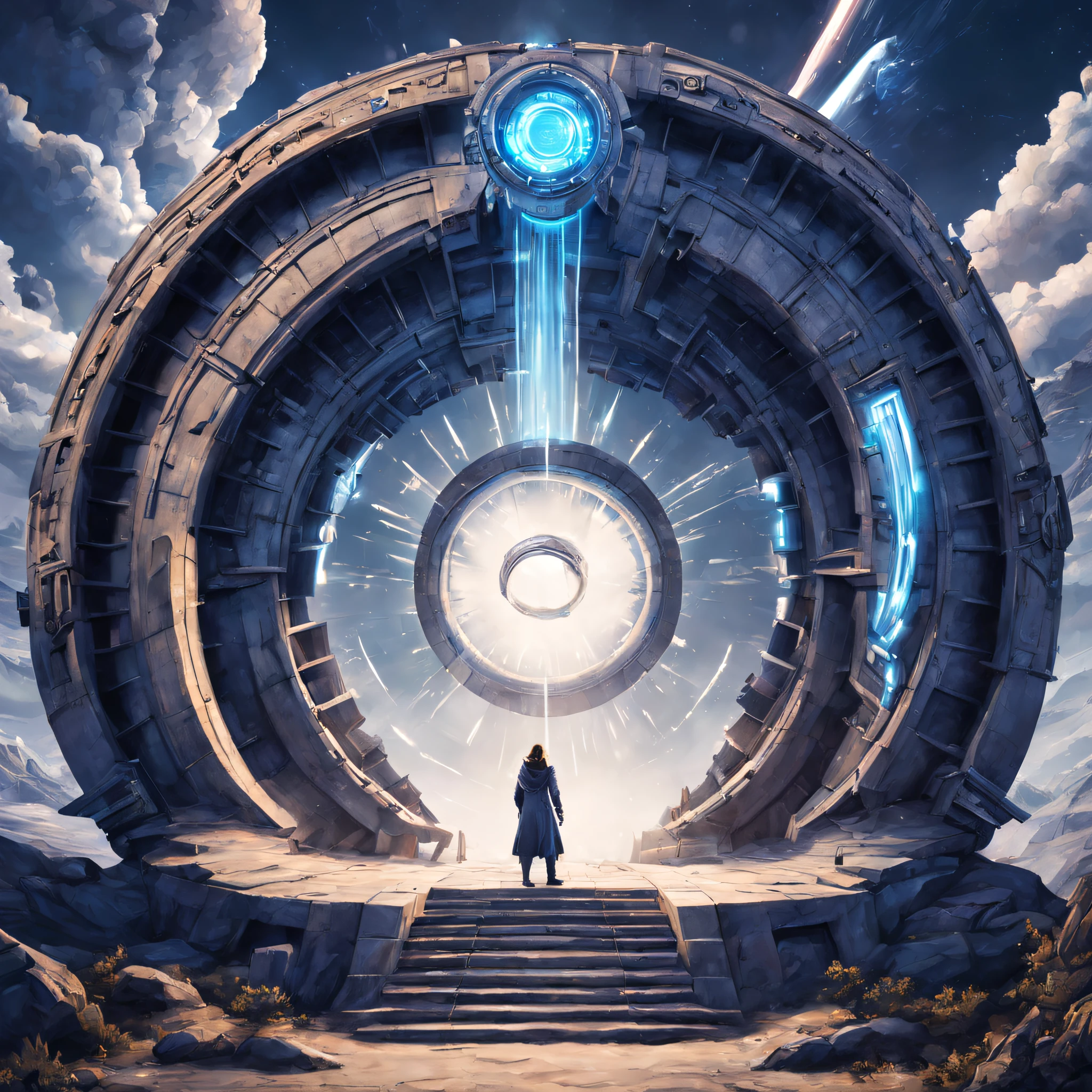 a stargate that takes you to another future