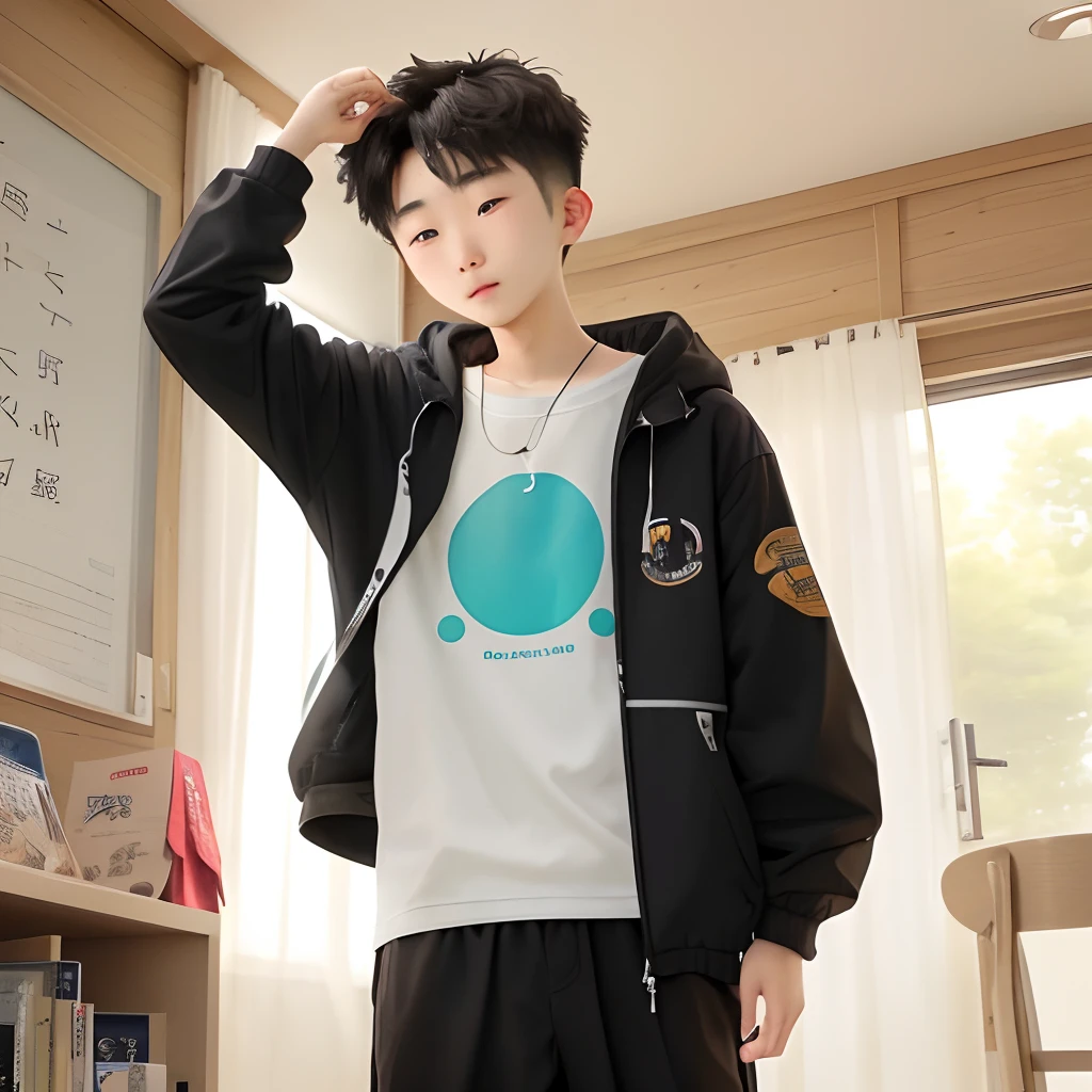 A ager does not wear pants and clothes。quadratic element