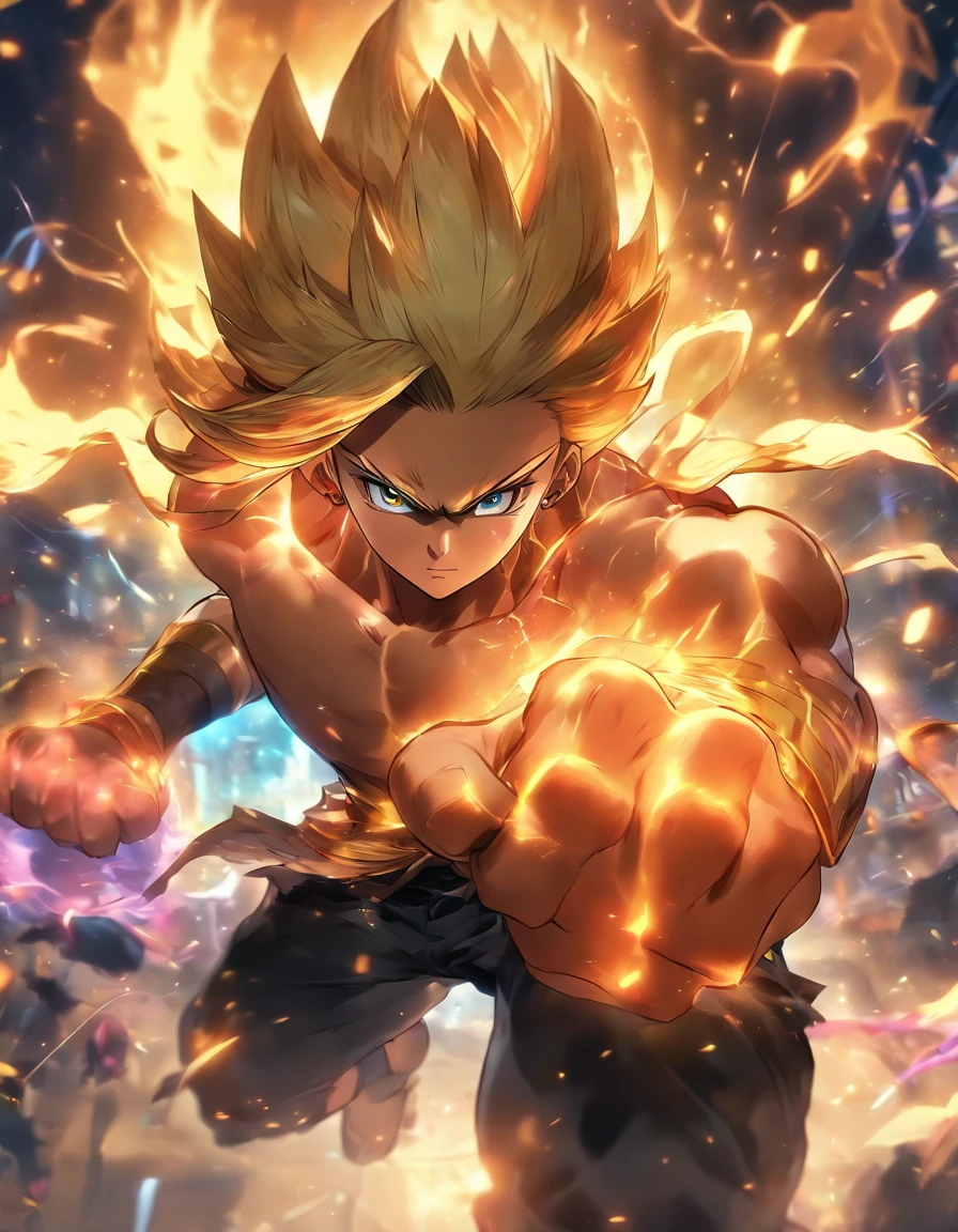 Punch hard, Human muscles, Wind of the night, Invincible Master, Resilient people, League of Legends, Fantastic, Epic, k hd, 8K, High-density imaging is super detailed, high detal. Final detailed.
