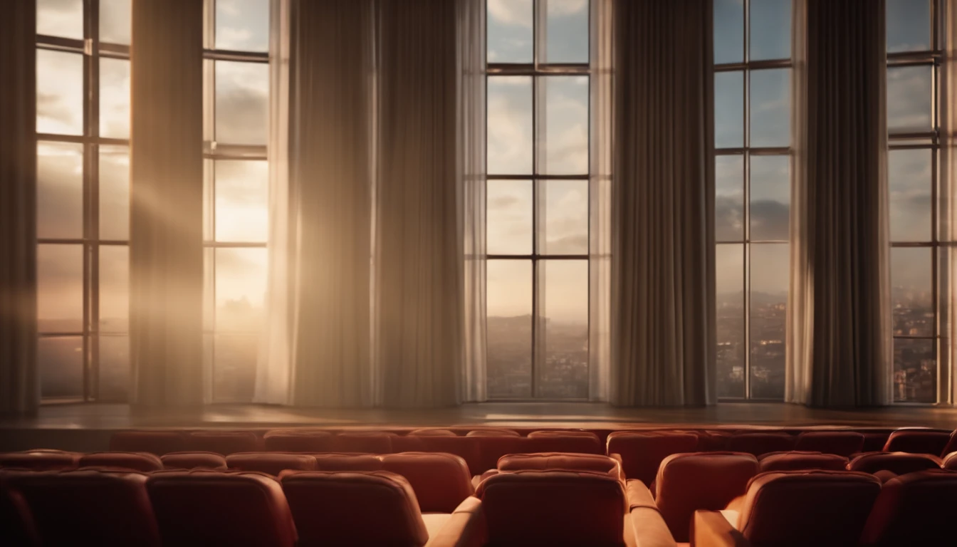 ((Masterpiece)), (Ultra-detailed), (intriciate detail), (High-resolution CGI artwork 8k), Curtain Stage, 3D Animation, Animation style, High-angle lens, 3D Modeling, Super detailing, colourfull, Resolution: This is a very high resolution image.