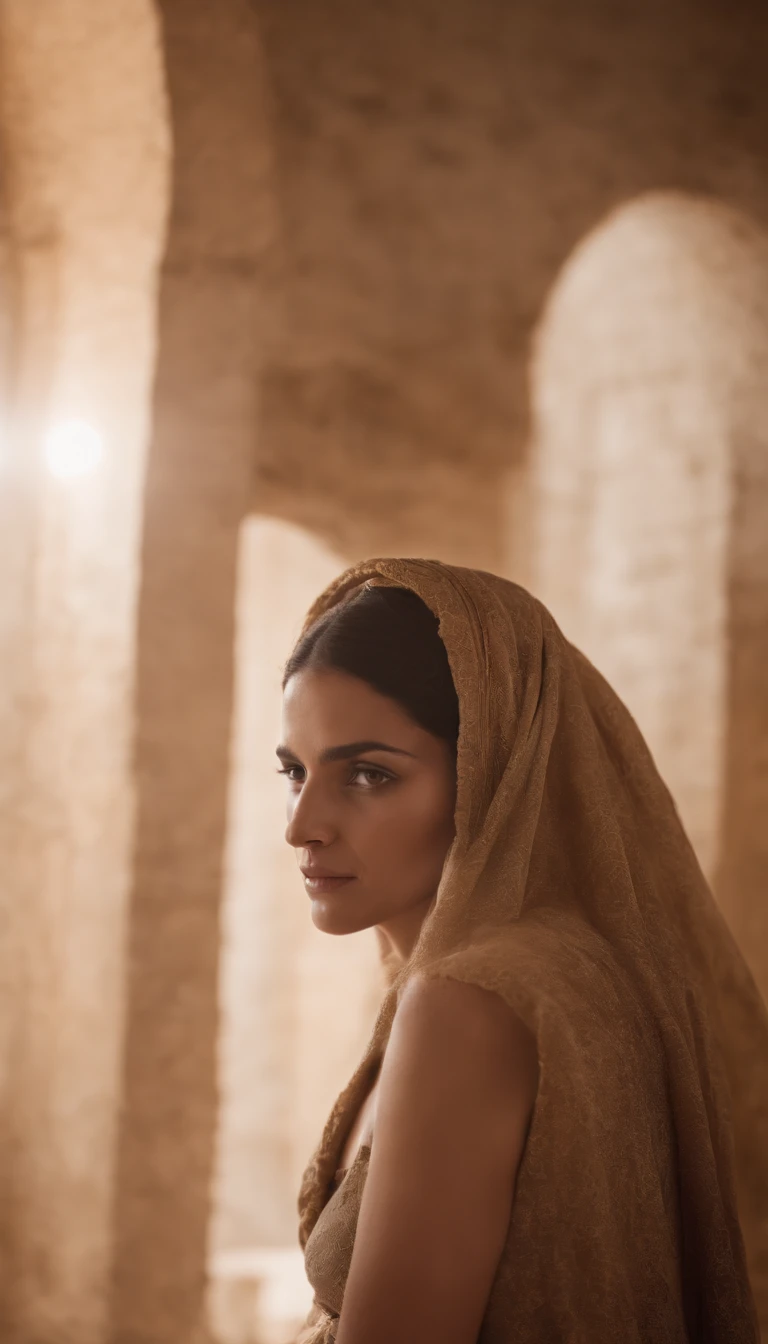 Develop a character profile for an ancient Egyptian woman undergoing the pregnancy test, delving into her thoughts and emotions during this peculiar ritual.