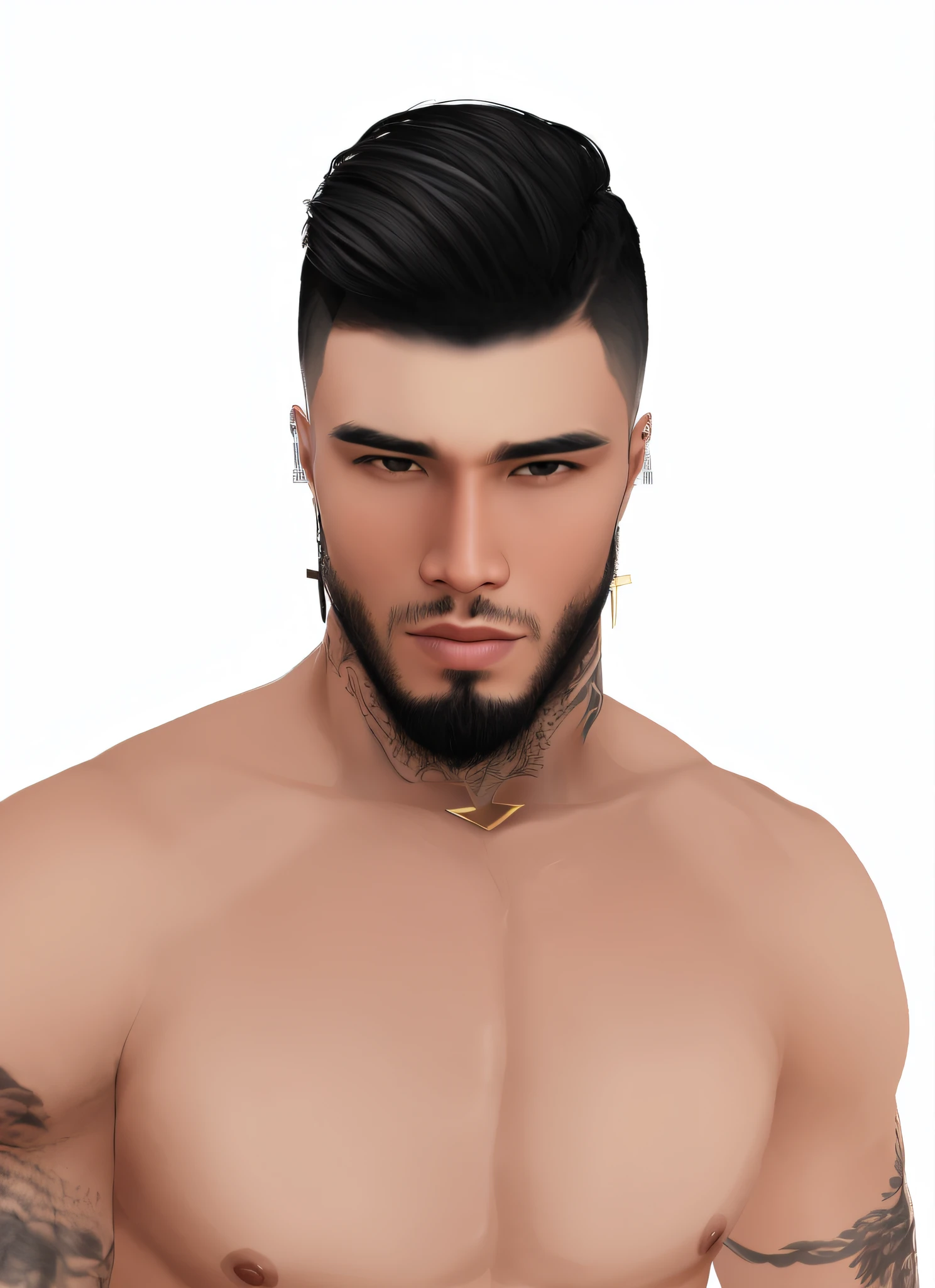 An adult Indonesian man , 1st , pele escura , pele detalhada, 1st grade, ((Realistic)), Abs, good lighting quality, veias musculares, ((pele escura)), nadador, (master part, Ultra Qualidade, high resolution, 8k, intrincado:1.2), (Rosto detalhado:1.2), Handsome, vestindo cueca preta apertada, bojo, 1st grade,sozinho, Olhando para o Viewer, balance eyes, (((de baixo))), quarto, (contato visual),