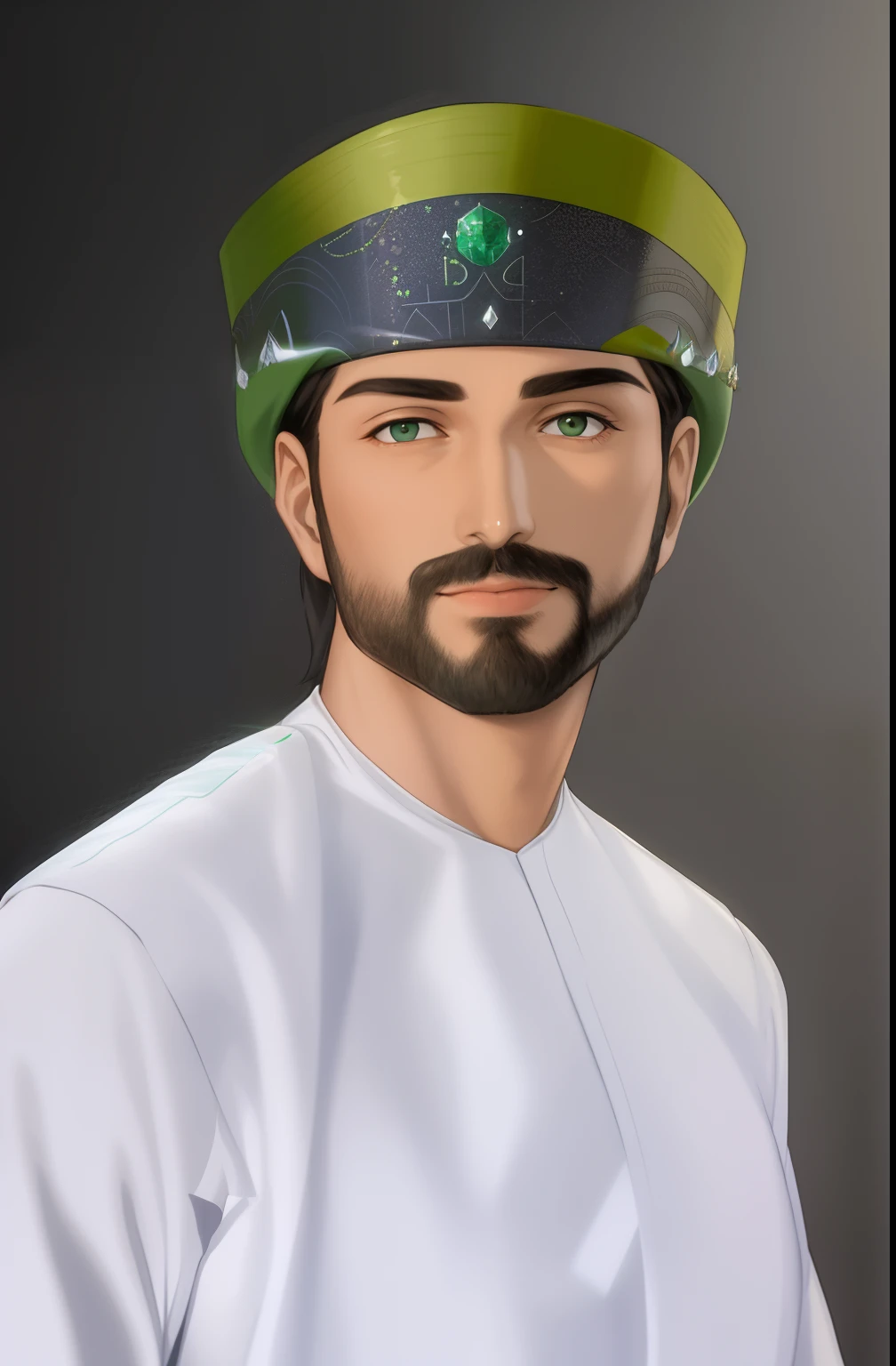 A man who knew wearing a white shirt and a green hat, Sheikh Mohammed Ruler of Dubai, A very clear picture, Princess of Arabia Tawil, Arab Amira Tawil, Radin Saleh, Editorial image, mohamed chahin, amad, taken in the early 2020s, Official photo, Saadan Afif, Sheikh