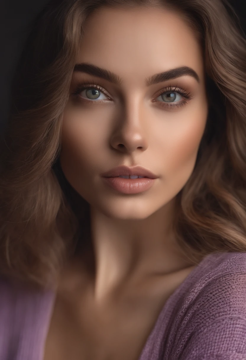 Arafed woman completely , fille sexy aux yeux bruns, ultra realist, Meticulously detailed, Portrait Sophie Mudd, cheveux bruns et grands yeux, selfie of a young woman, Yeux de chambre, Violet Myers, sans maquillage, maquillage naturel, looking straight at camera, Visage avec Artgram, Maquillage subtil, Superbe photo du corps entier , dans une salle de sport, Medium to large bust