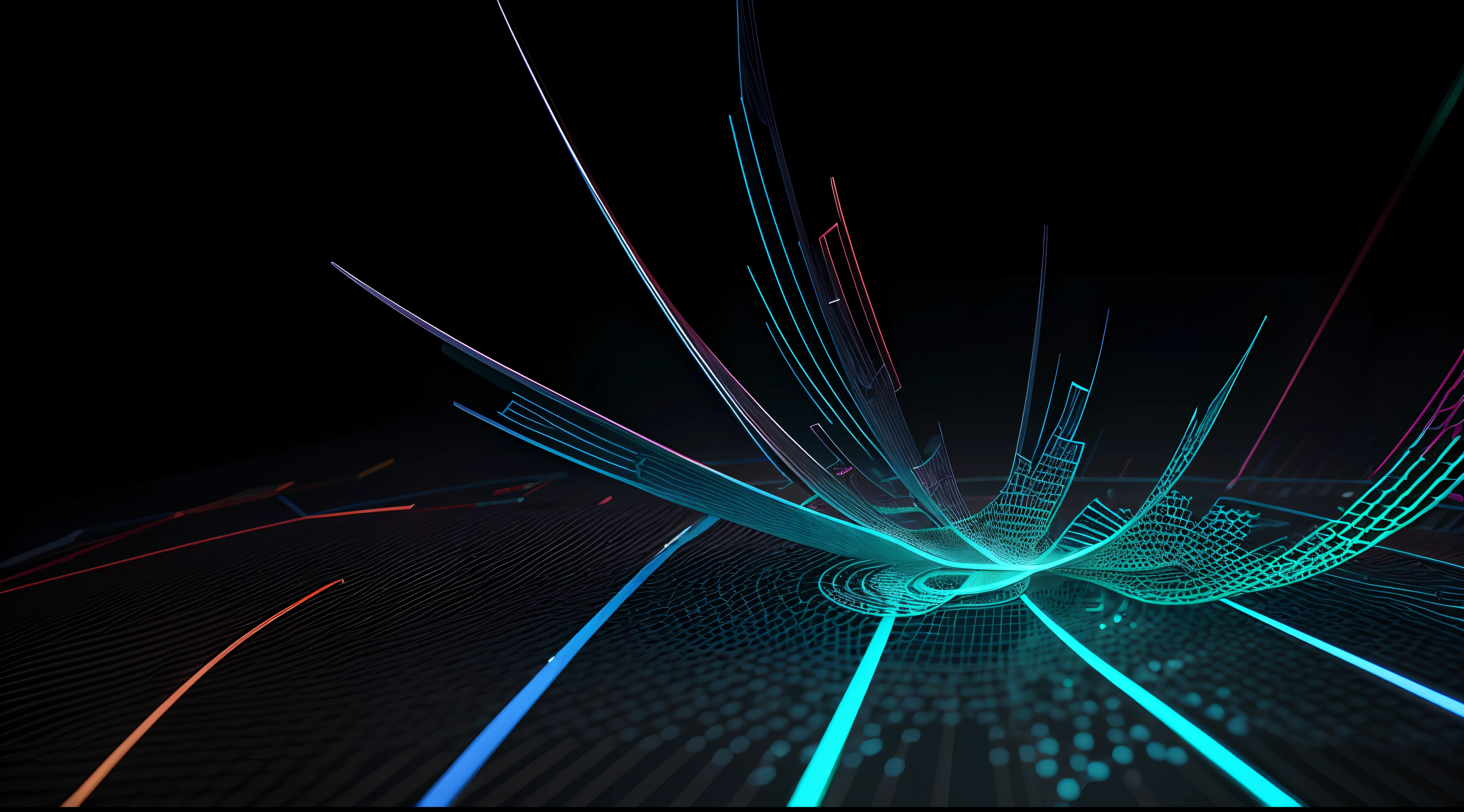 Engaging 3D visualization featuring stunning graphs、glinting