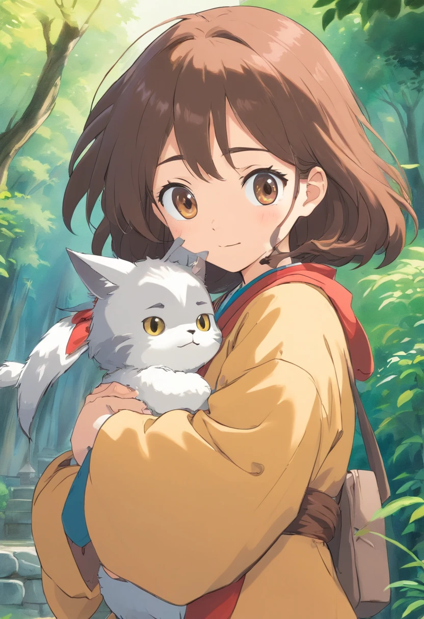 Manga Storyboard: 1.8, Manga Layout, "Dry brush, detail Enhanced, Detailed finger、Detailed hand、A detailed face、32K ,1990s style ), Two cute twin girls with different eye colors、Same clothes、The same face、A dark-haired、Different eye color。embracing each other