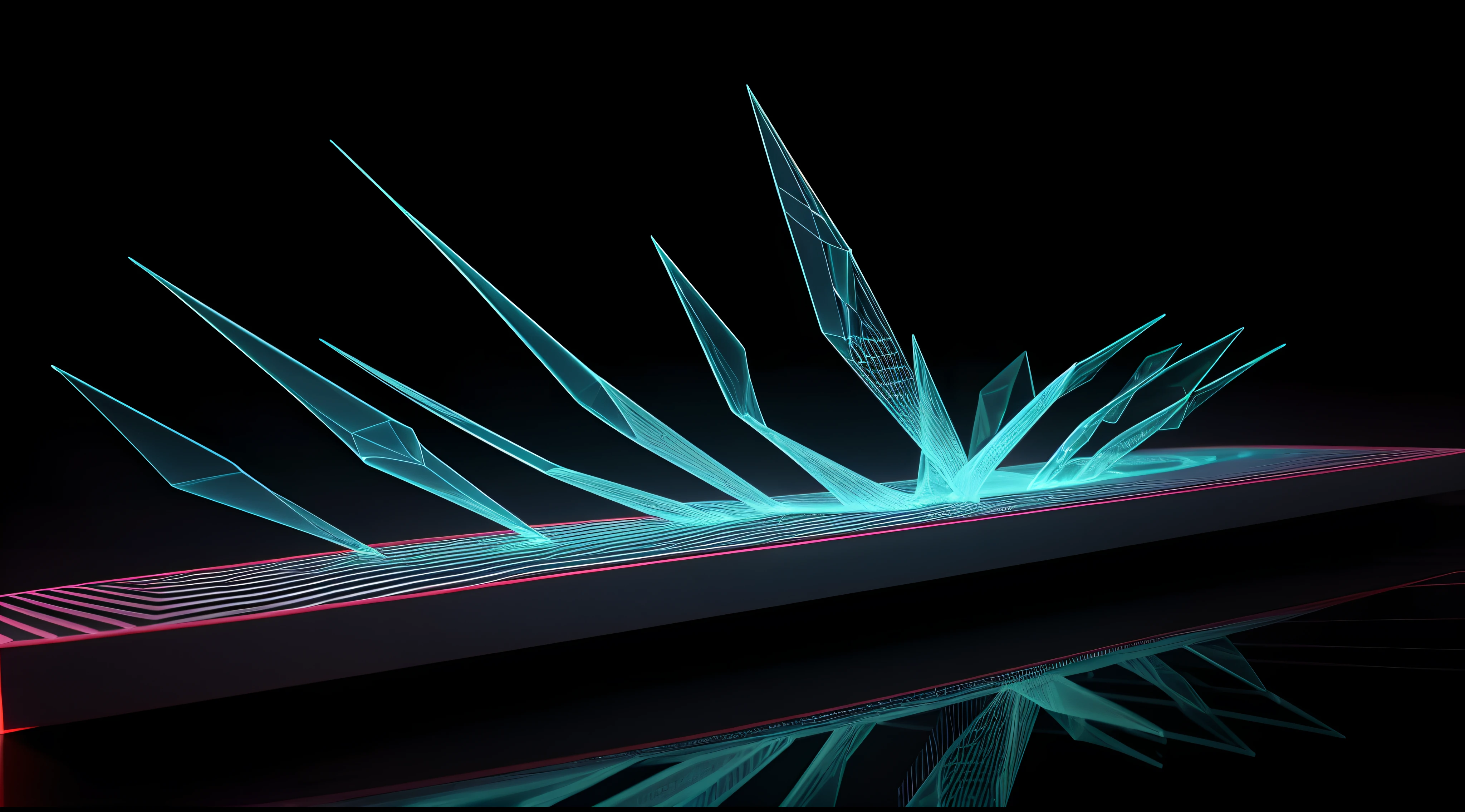 Engaging 3D visualization featuring stunning graphs、glinting