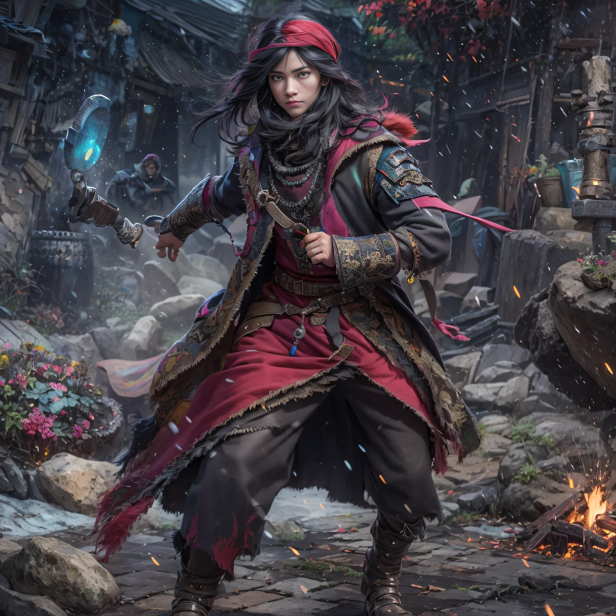32K（tmasterpiece，k hd，hyper HD，32K）snowy peak(mont)Treasure Trove(kiosk)Cross over to Blue News(Village)，cinematic cgsociety,，combat scene、Chinese big breasts、Vintage trench coat、three kingdom、ember、100 people、Faraway view、intense battles、high detal、masuter piece、NSFW，Multi-layered long-sleeved gauze garment，Quick-dry vest，Colorful cotton and linen sweater，Red and black snake cloak cloak，Doomsday ruins（废墟）Climb the streets（Armageddon）eyes filled with angry，He clenched his fists，Rush up，Deliver a fatal blow to your opponent，full bodyesbian，Full Body Male Mage 32K（Masterpiece Ultra HD）Long flowing black hair，Campsite size，zydink， The wounded lined up in the streets（Doomsday ruins）Climb the streets， The scene of the explosion（Doomsday waste）， （Linen batik scarf）， Angry fighting stance， looking at the ground， Batik linen bandana， Chinese python pattern long-sleeved garment， Bunting（Abstract propylene splash：1.2）， Dark clouds lightning background，废墟（realisticlying：1.4），Black color hair，Flour fluttering，Telephoto lens high， A high resolution， the detail， RAW photogr， Sharp Re， Nikon D850 Film Stock Photo by Jefferies Lee 4 Kodak Portra 400 Camera F1.6 shots, Rich colors, ultra-realistic vivid textures, Dramatic lighting，8K quality, Girls，Backstreets， Dark clouds lightning background（realisticlying：1.4），Black color hair，， RAW photogr， Sharp Re， Nikon D850 Film Stock Photo by Jefferies Lee 4 Kodak Portra 400 Camera F1.6 shots, Rich colors, ultra-realistic vivid textures, Dramatic lighting, Unreal Engine Art Station Trend, cinestir 800（（（Crystal clear）））Full-body side， Deadwood(Hut)Three blankets(big hall)Holes in the sky(Boulders)， Wan Song(Close)snowy peak(pathway)There is dragon sleep(Fang)。 Manjusri(tw)Ancient mirrors(tw)Jiao Qiao(bru), Lohan(Boulders)Iron Cloud(Ridge)Elephant Bone Peak(kulmin)。 Incense stone(grind)Free animals in captivity(chii)The pool is soaked in the moon(chii)， Wangzhou(kiosk)Zhuo Xi(izumi)Ying Chao Spring(izumi)。
