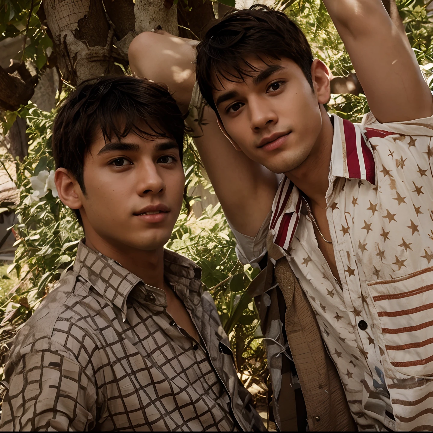 2 Boys college handsome