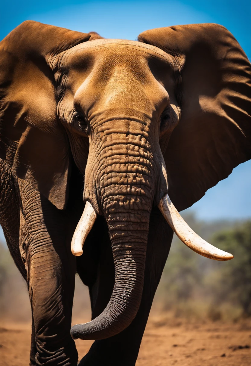 muscular elephant with big pecs and a big butt