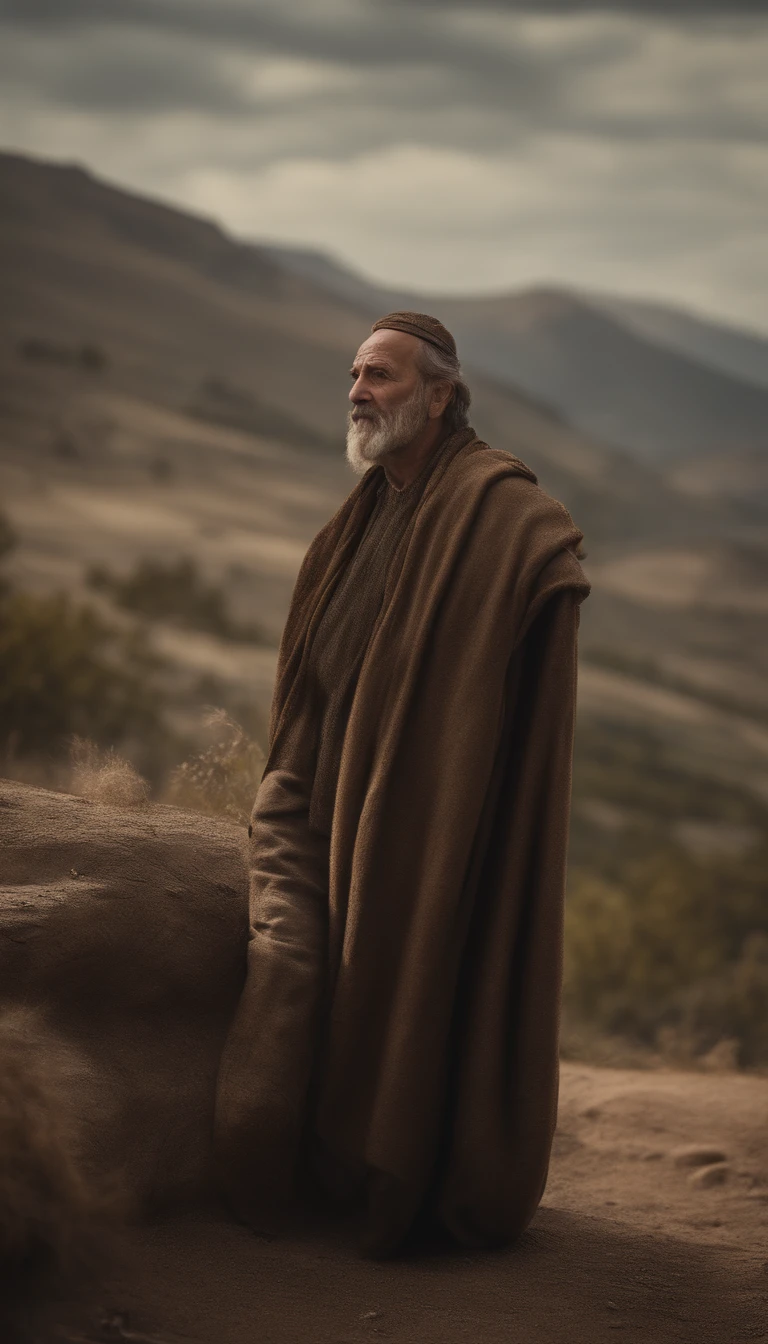The apostle Paul looked at the screen, roupas compridas, Religion, Ultra foto realsisim