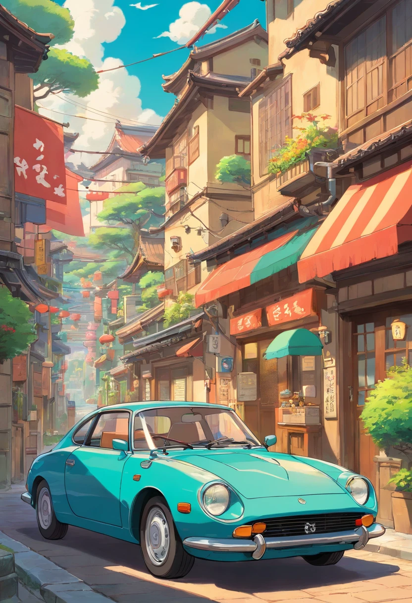 japonise car anime