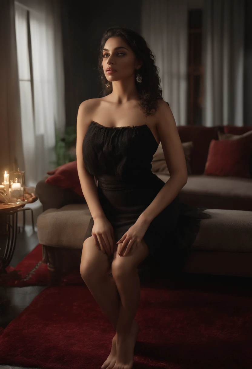 She is at a massage studio