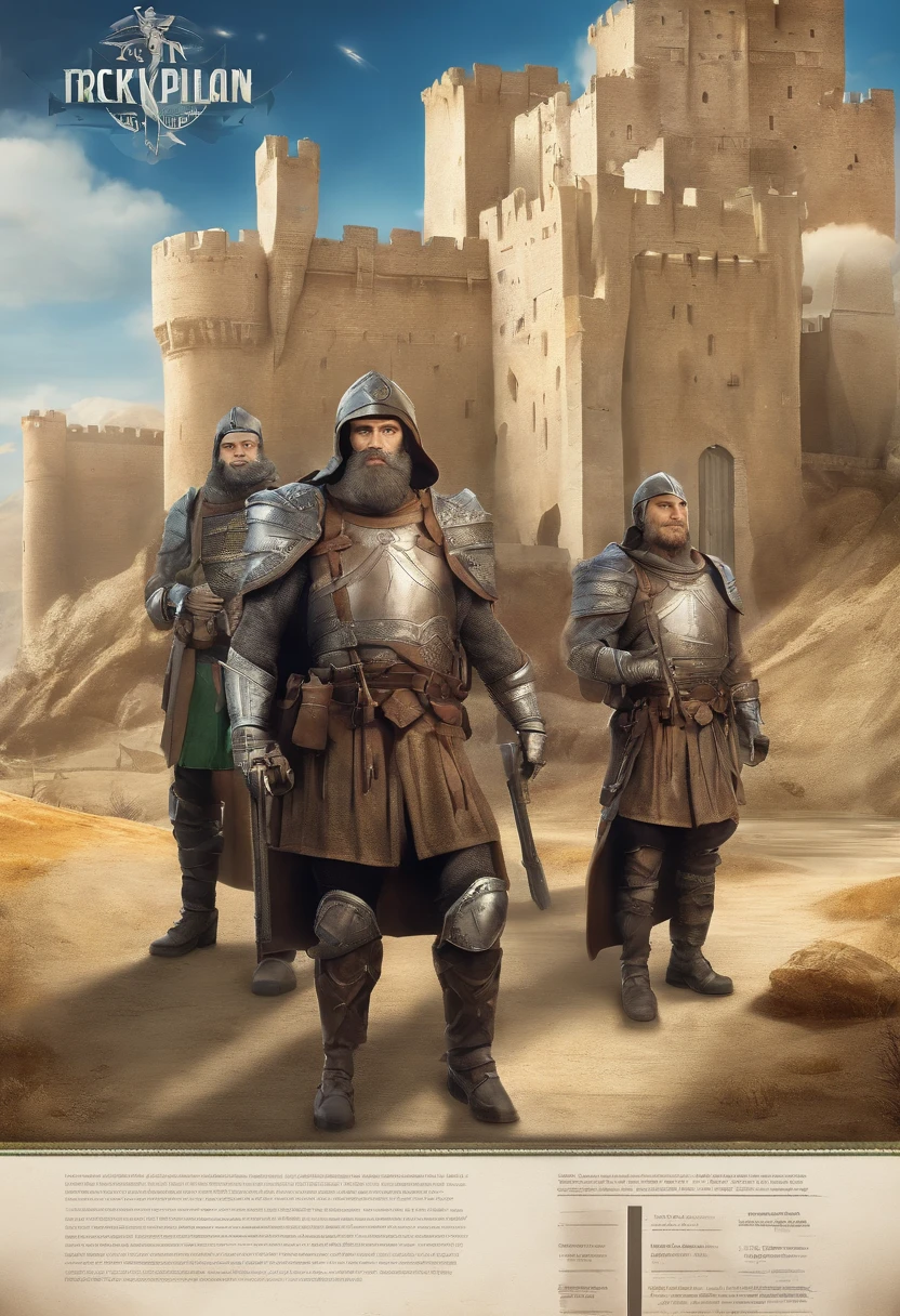 A poster for a military checkpoint in a magical medieval fantasy universe