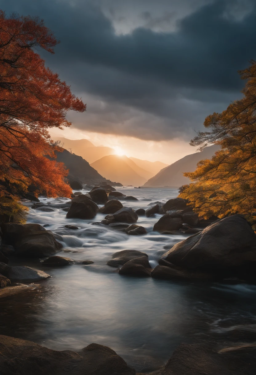 Yamakawa,rivers,Sun,Mountain and sea skylark scrolls,Ancient mythology《Mountain and Sea Scriptures》,epic composition,Shadowing,national style,martial art,migration,Practice martial arts,Martial arts