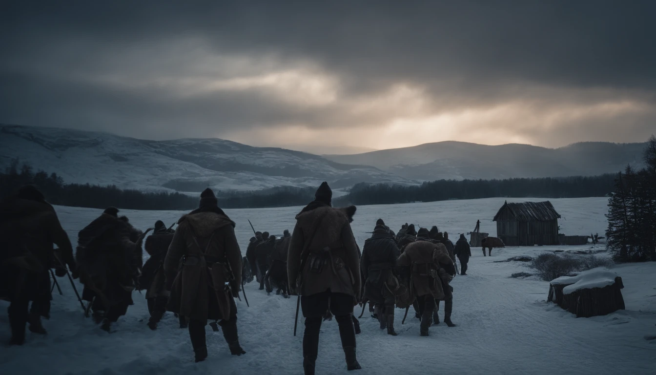 During this long period of darkness and harsh winters, the fight for survival was a constant and brutal battle.