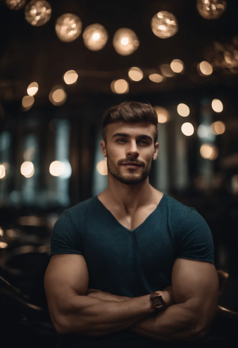 Portrait of a young handsome man