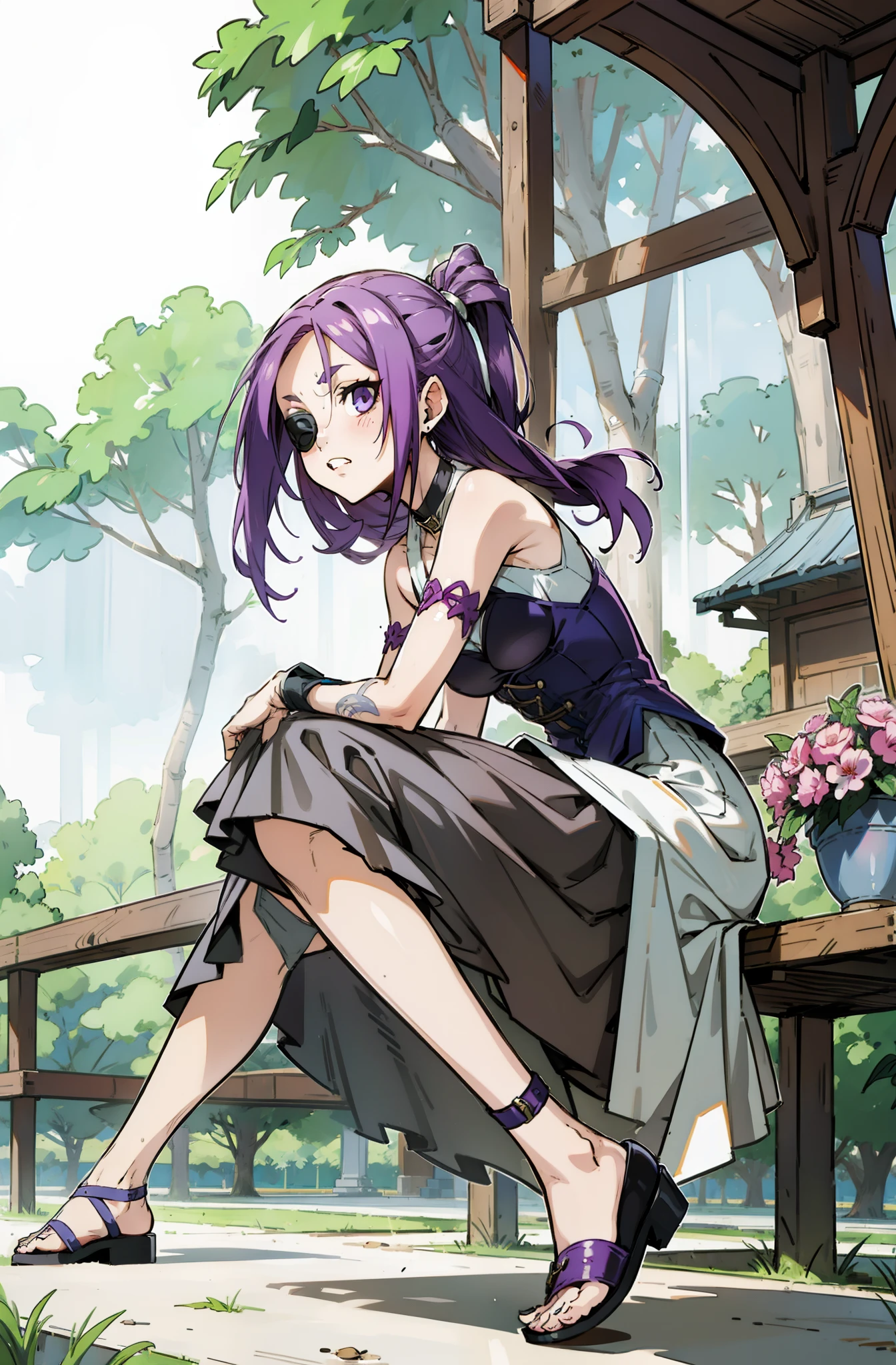 white eyepatch