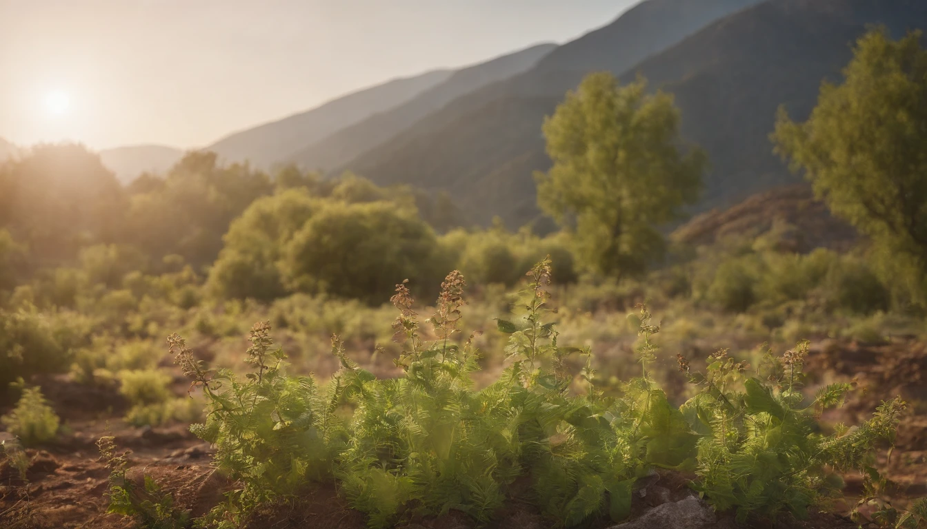 And as time passed, Earth's landscape began to recover, allowing plants and animals to thrive again.
