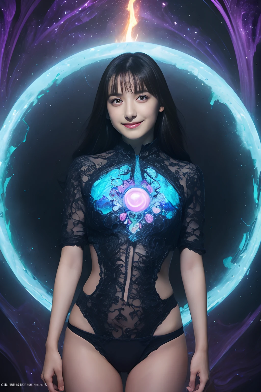 (Two beautiful teenage italian girls:1.6), Close friends, (They are hugging each other:1.2), Kiss her cheek or chest,(Detailed iridescent bodysuit with beautiful fractal or marble design:1.5)Incredible and spectacular scenes, ((High quality)), ((Detailed)), ((Fantasy)), Blue Plasma Brain, Green Plasma Body, Vulgarity, beutiful breast, (Open legs:1.4), obscenity, (Lewd smile:1.2), coarse, Obscene, mean, (raunchy:1.2), (Immoral:1.2), Lachish, (small breasts with beautiful raised pink areolas,,:1.5), (Cameltoe), (Expression of ecstasy:1.2), Photorealistic, Official art, unity 8k wall paper, 8K Portrait, Best Quality, Very high resolution, (Incredibly beautiful nature background:1.6), (18 years old:1.5), (Sexy and glamorous:1.1), (A coquettish expression:1.6), (seductively smiling:1.6), (Full body), (erotic posing:1.5), Beautiful seductive face, Portrait, (Thick eyebrows:1.5), (Big purple eyes:1.2), Beautiful eyes with fine symmetry, (Ultra detailed eyes:1.4), (High resolution eyes:1.1), Intimate face, (ultra detailed skin texture:1.4), White skin, pale skin, Perfect Anatomy, Thin, (Beautiful toned body:1.1), Hair Bow, (Moist skin:1.1), full of sweat, No makeup, dark circles, Good anatomy, Focus Face, good-looking, (Emilia Clark:0.6) (Emma watson:0.3),(Jennifer Connelly:0.4), (sensual face:1.5), Elegant face, Nice, Dolce, Blurred back((looks up)), ((Looking down)), (Around her neck is a simple necklace of exquisite workmanship), (Bioluminescence with brilliant brilliance:1.3), (Use fancy flame magic:1.2), (Swirling flames), The Great Temple of the Devil, The Devil's Grand Shrine, great temple, great cathedral, temple ruins, detached temple, (Luminous magic circle), Ruins of an ancient castle, Shining majestic cloud masses and sky, lightning bolt, Epic Realistic, Faded, Art Book, (Greg Rutkowski:0.8), (teal and orange:0.4), (Art Station:1.5), Cinematic, ((Neutral colors)), (nffsw:1.5), (Muted colors:1.2), Hyper Detailed, Dramatic light, (Intricate details:1.1), Complex b