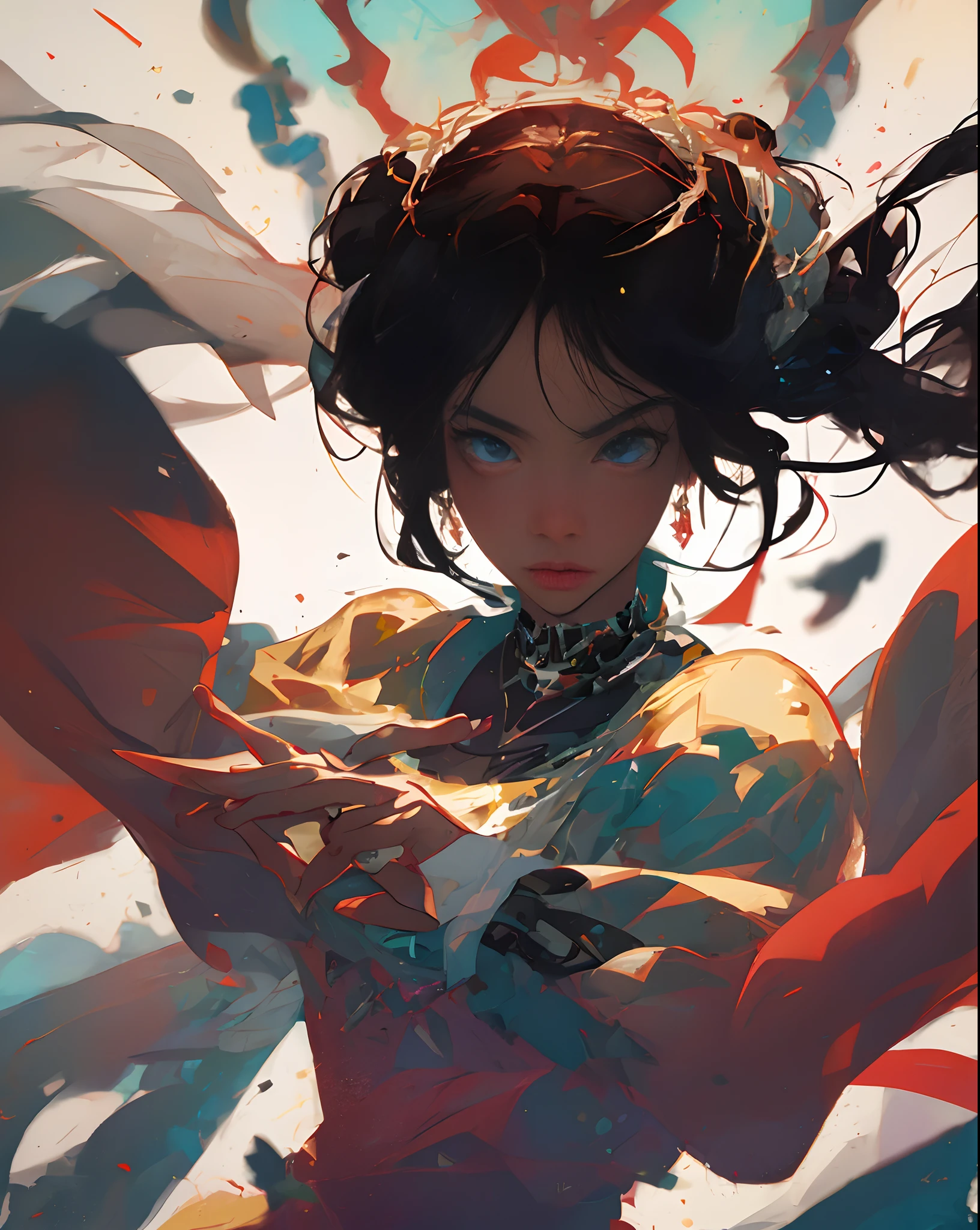 Gal Gadot, Wires Cybernetic implants, Im Stil von Adrian Ghengie Esao Andrews Jenny Saville, Surrealismus Dunkle Kunst von James Jean Takato Yamamoto und Blii Sienkiewicz, Auf ArtStation im Trend, Scharfer Fokus, Studiofoto, Komplizierte Details, Highly detailed, von Greg Rutkowski, Komplizierte Gesichtsdetails, TM Ninja, TM Samurai, Plakat-Stil, Ikonen, Lebendige Farben, Vektor-Stil, Digitale Kunst, 4K, Komplizierte Details, hypnotisierend, Professionell gefertigt, Beautiful vector illustration, 12K resolution, ..3d, All characters in a detailed full body, Highly detailed, Lebhaft, Ultra High Quality, Hyperrealismus, Fotorealismus, Oktan-Rendering]