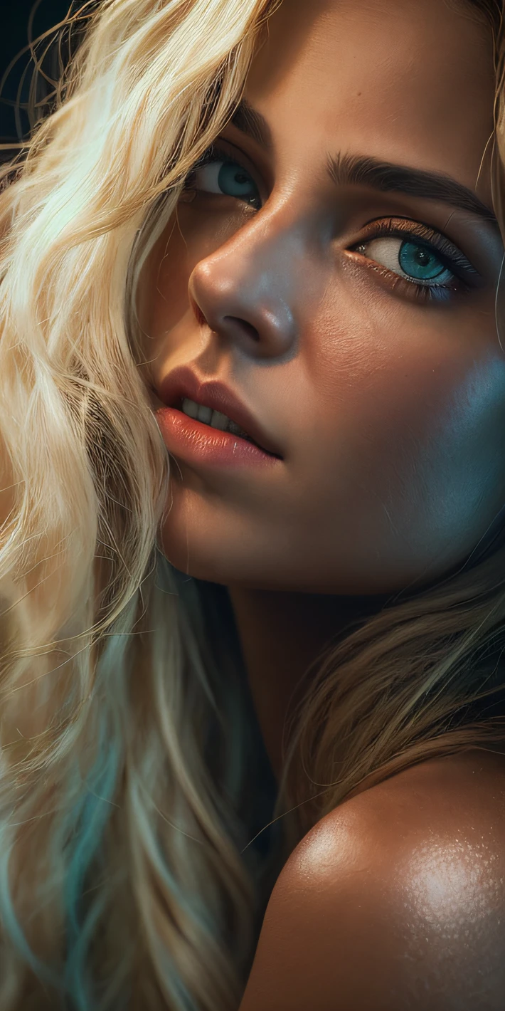 Masterpiece, beautiful German girl, blonde, uptown, cleavage, very detailed, dramatic lighting, digital art trends on Artstation 8k HD detailed realistic, detailed, skin texture, super detailed, realistic skin texture, faucet, best quality, super high resolution, ( fidelity: 1.4), high resolution, detailed, raw photo, sharp, by Lee Jeffries Nikon D850 Film Stock Photo 4 Kodak Portra 400 camera f1.6 lens rich colors hyperrealistic lifelike  Texture dramatic lighting unrealengine trend on Artstation Cinestill 800 ,