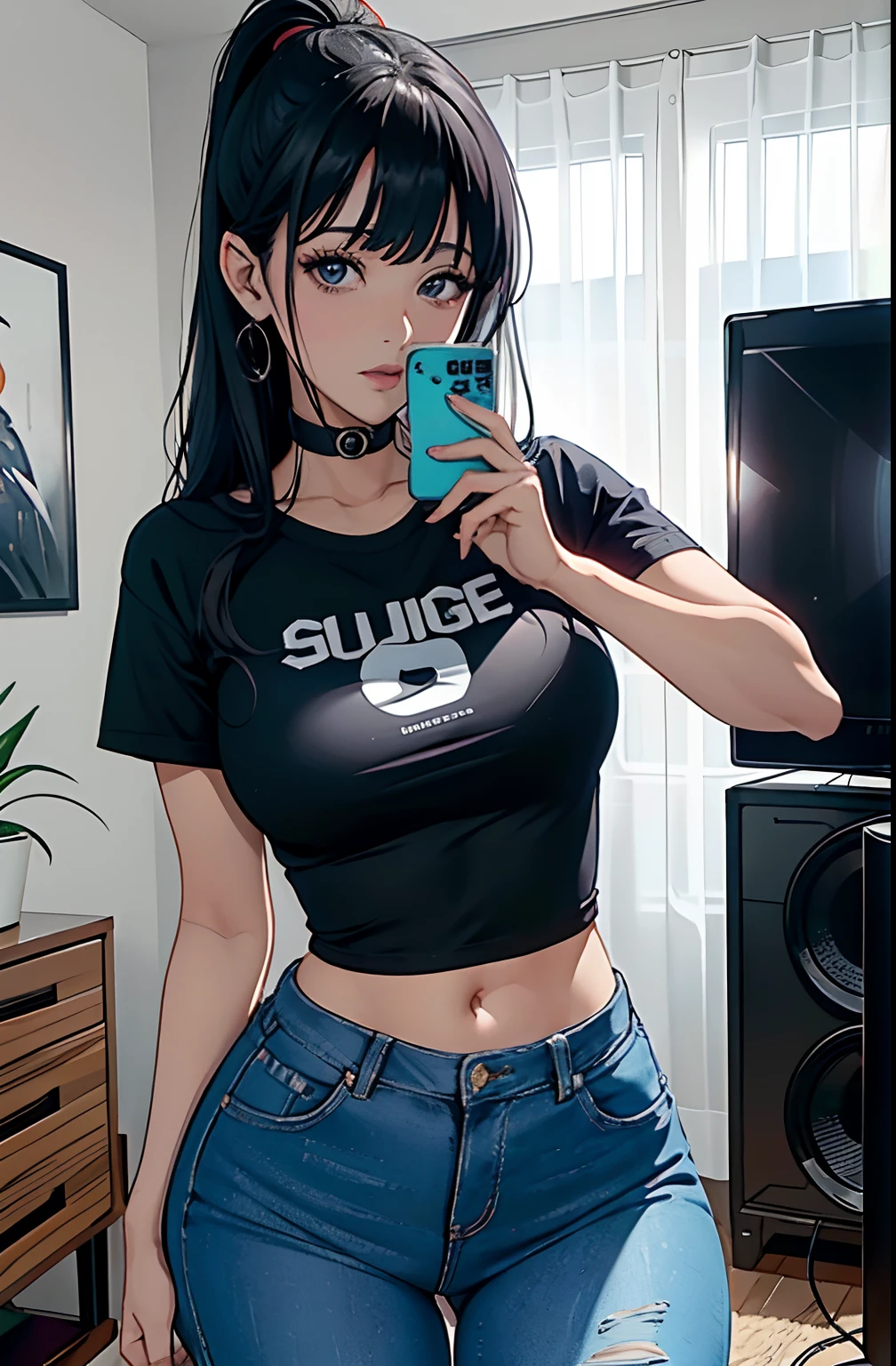 Hinata Hyuga, Fitness, com short legging extremamente curto, tirando selfie, academia, usando uma pequena blusa, mostrando o umbigo, extremamente sexy, bunda grande, pernas grossas, agachamento, corpo inteiro, muito realista, extremamente Realista, extremamente sexy, 8k, 8k extremamente detalhado), (um extremamente delicado e bonito), (obra-prima), (melhor qualidade: 1.0), (ultra highres:1.0)