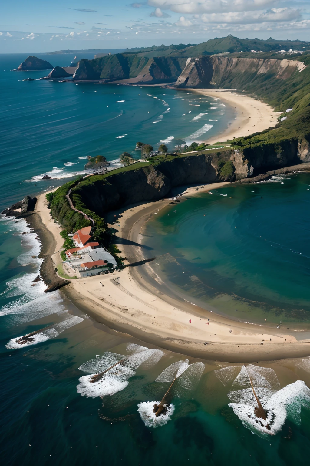 ilha no meio do oceano