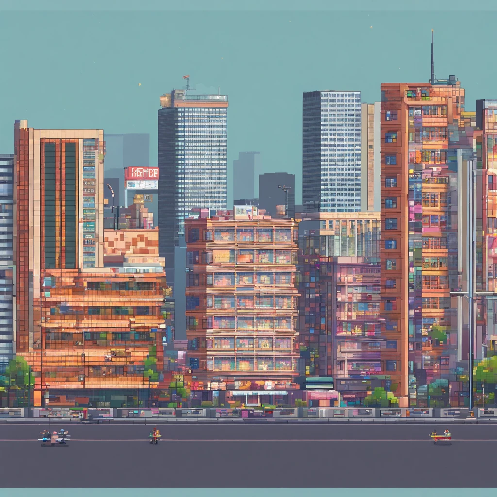 modern day　TOKYOcty　A city scape　games