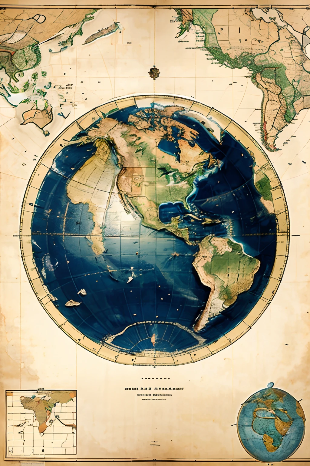 planisphere ( mapa mundp)