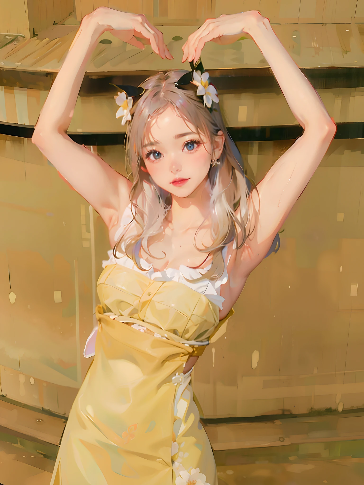 1girl, breasts, moon, lantern, night, solo, large breasts, hair ornament, wet, kimono, japanese clothes, wading, water, hair flower, flower, outdoors, sky, full moon, rain, black hair, off shoulder, mountain, cloud, holding, sash, bare shoulders, paper lantern, standing, white kimono, night sky, sideboob, obi, wet clothes, bangs, tree, from side, reflection, short hair, cloudy sky, wet hair (((masterpiece),(extremely detailed CG unity 8k wallpaper),best quality,,solo,1girl,cinematic lighting,detailed background,beautiful detailed eyes,bright pupils, (an extremely delicate and beautiful),(Beautiful and detailed eye description), ultra-detailed,masterpiece,)),