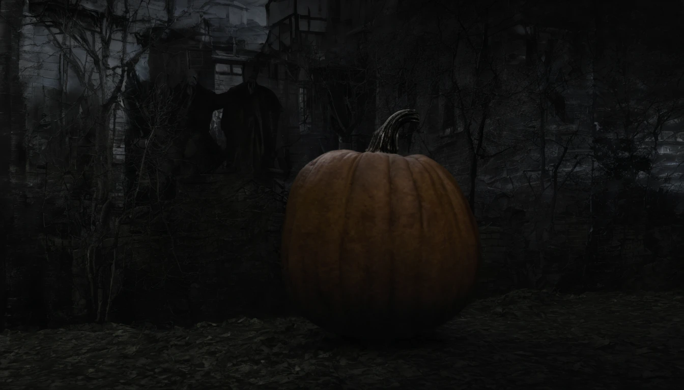Abandoned pumpkin, assustador, assustador, macabro, Escuro