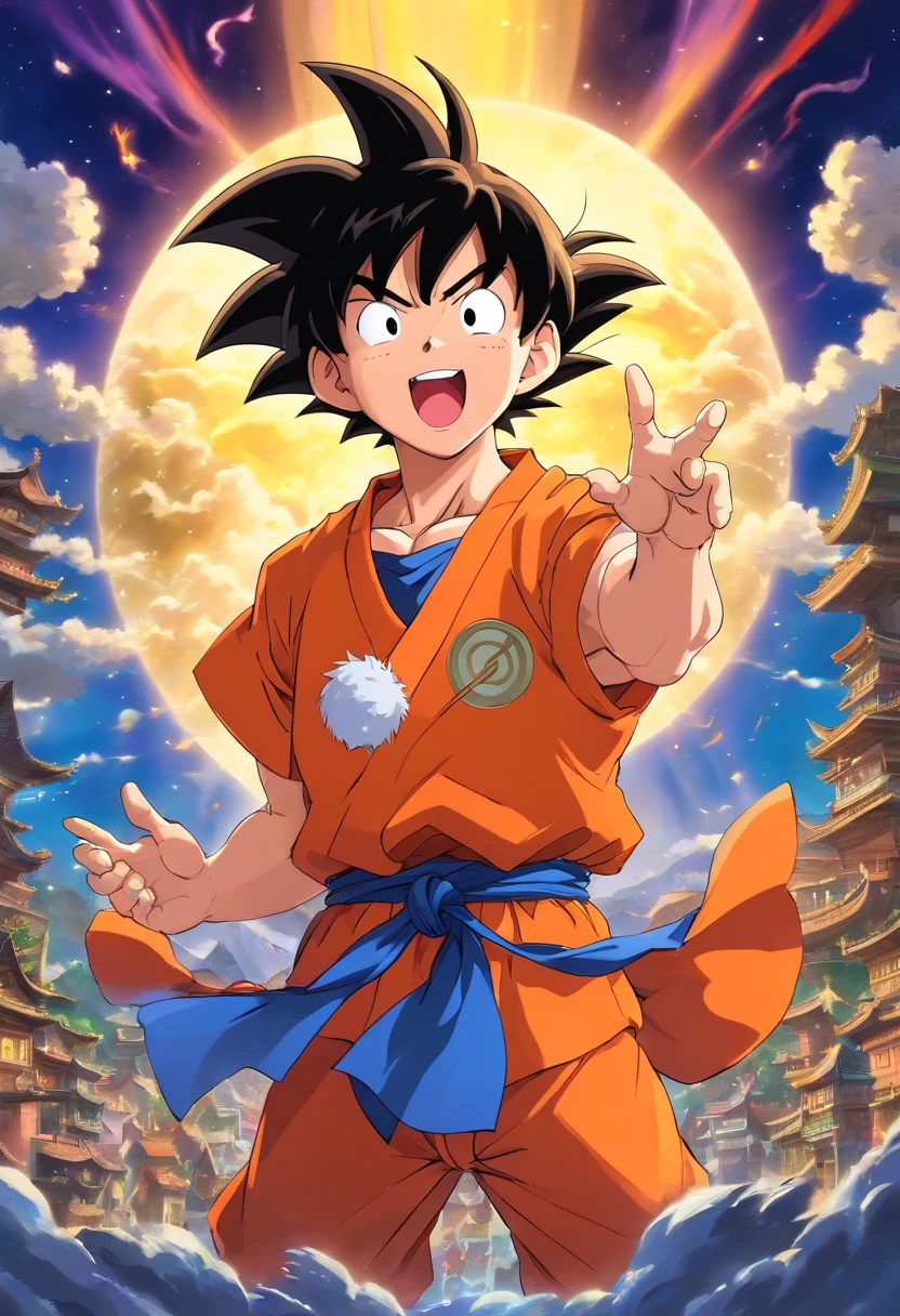 Goku singing