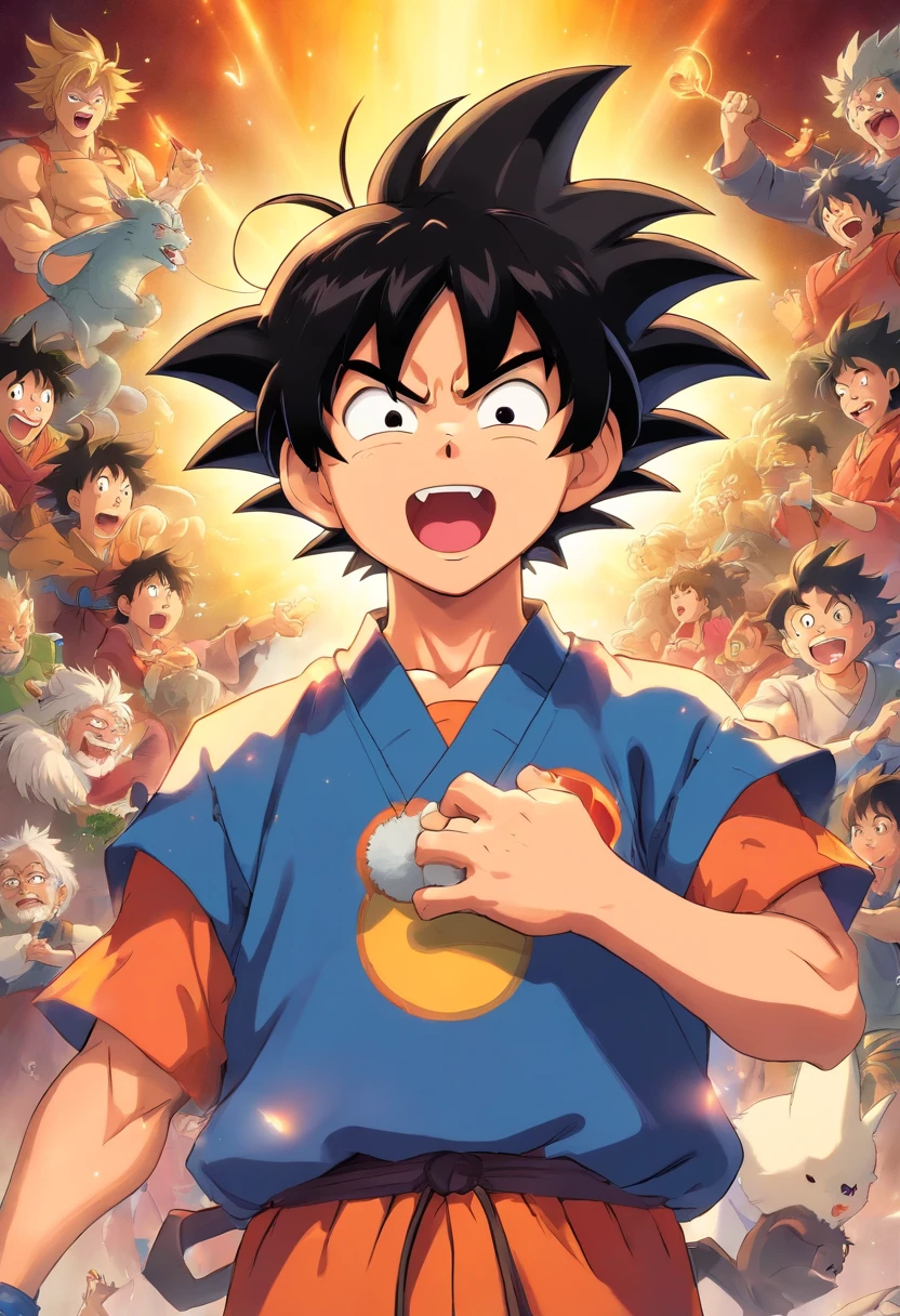 Goku singing