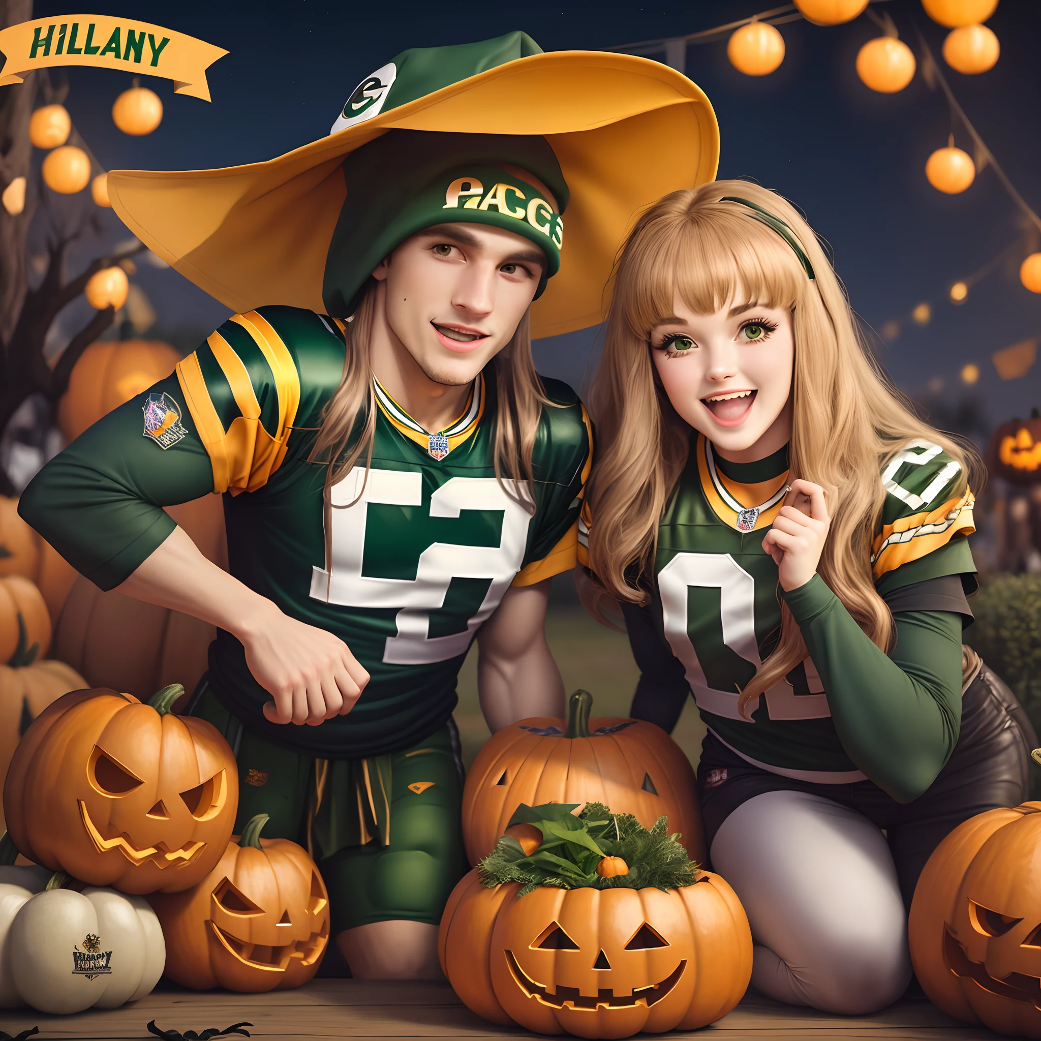 Green Bay packers logo Halloween