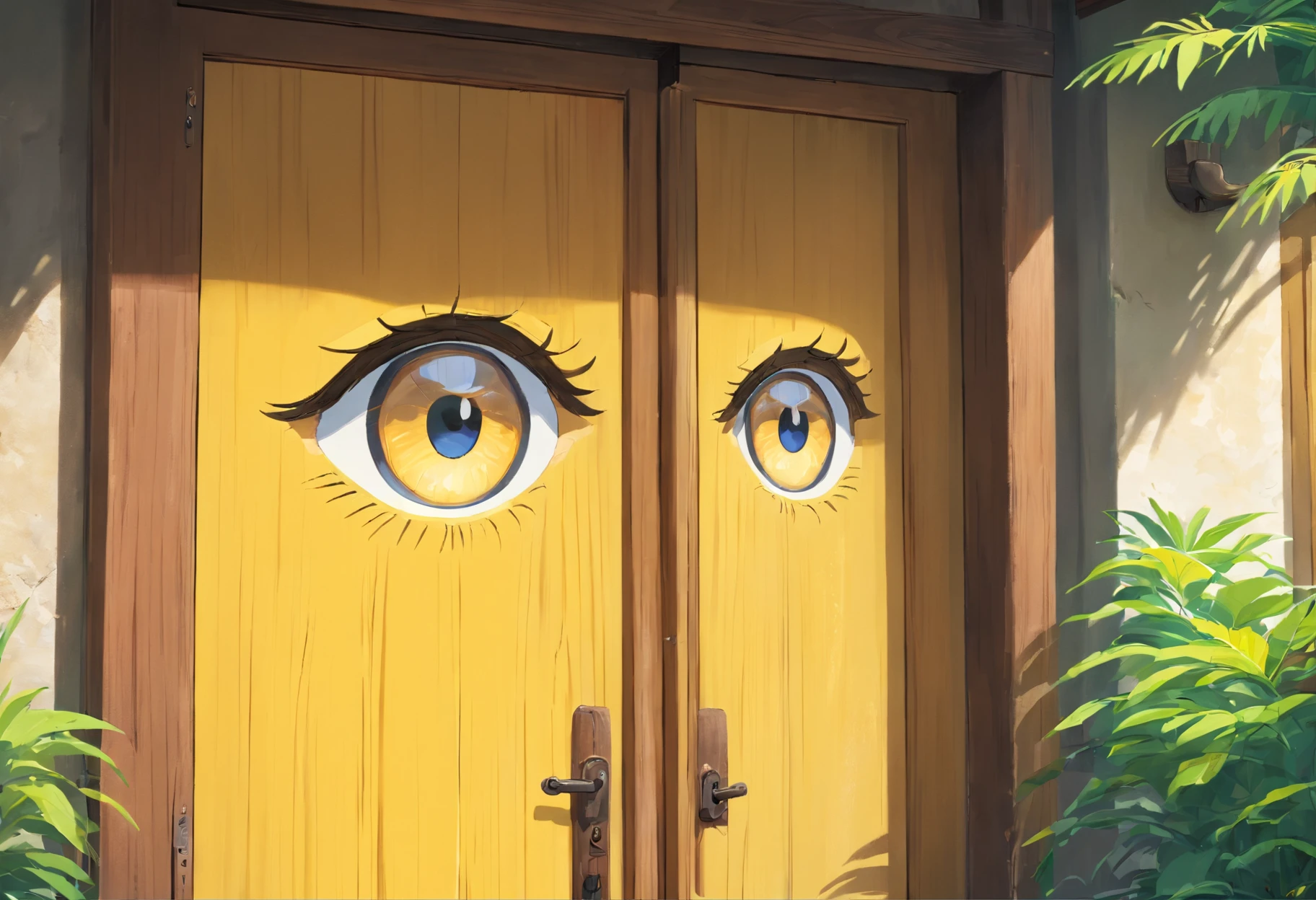 （There is a close-up of palm prints on the closed door panel of ancient yellow wood）（The palm print on the door is deep in the wood）（Yellow wooden door：1.3）, （The door is closed：1.37）

(Masterpiece:1.6, Best quality), (fine detailed beautiful eyes: 1.2), (the Extremely Detailed CG Unity 8K Wallpapers，tmasterpiece，ultra-detailliert，The best shadow)，(detailed back ground)，hight contrast
