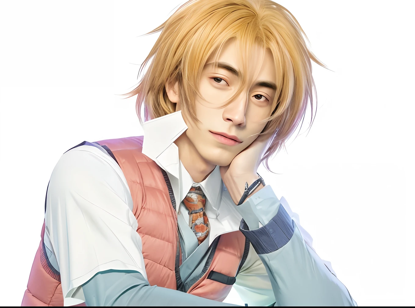 a man wearing a vest