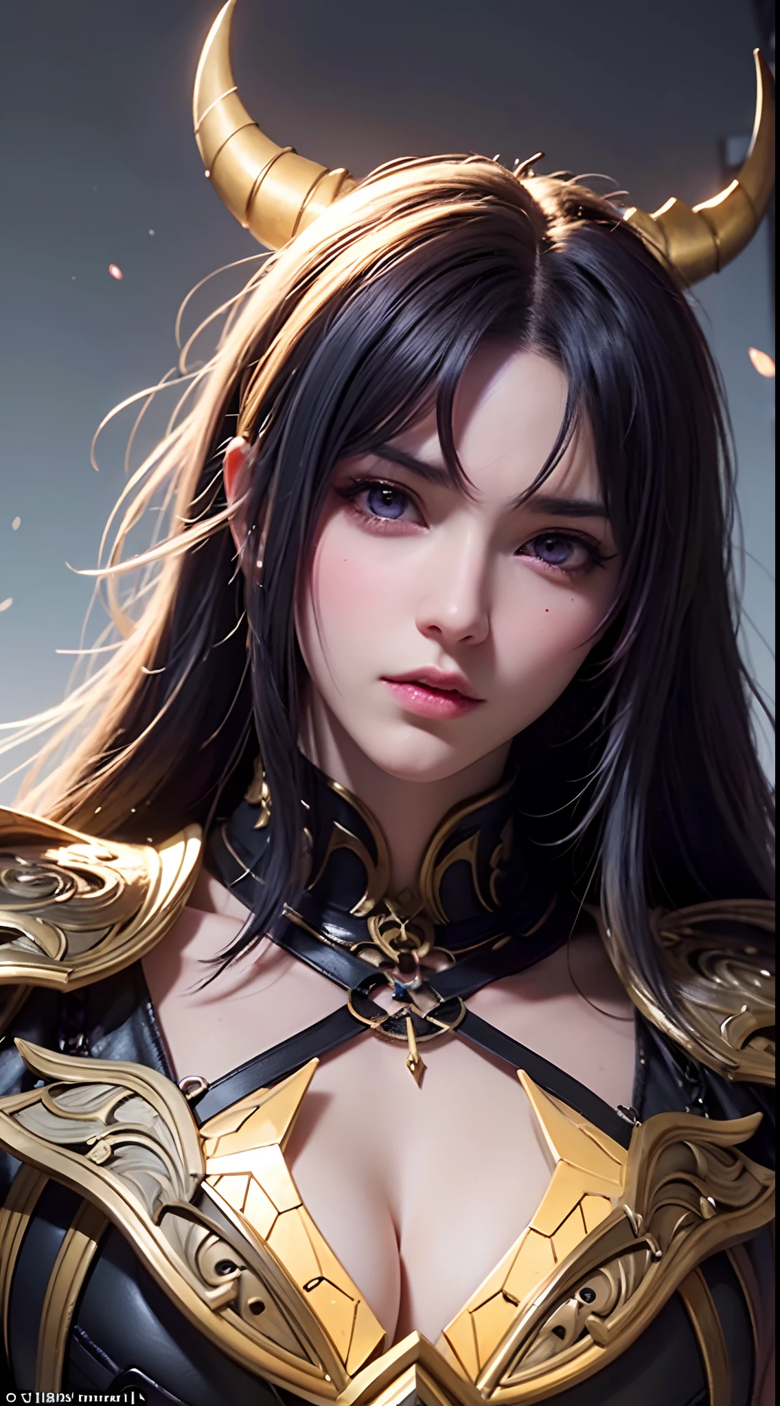 anime character with purple hair and glowing eyes in front of a dark background, handsome guy in demon slayer art, epic fantasy art style, badass anime 8 k, epic fantasy digital art style, detailed digital anime art, human male demon, portrait of hades, epic fantasy art style hd, fierce expression 4k, demon male, extremely detailed artgerm