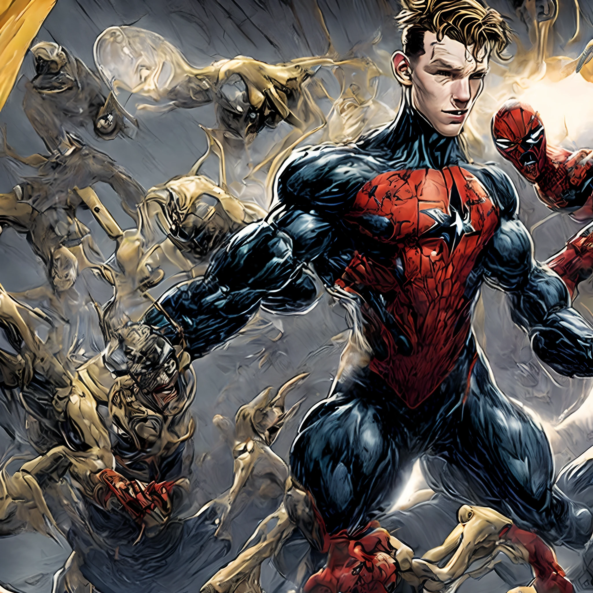 Tom holland in symbiote goo