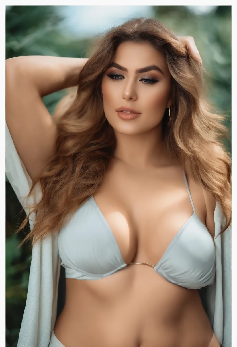 Girl flashing big thicc