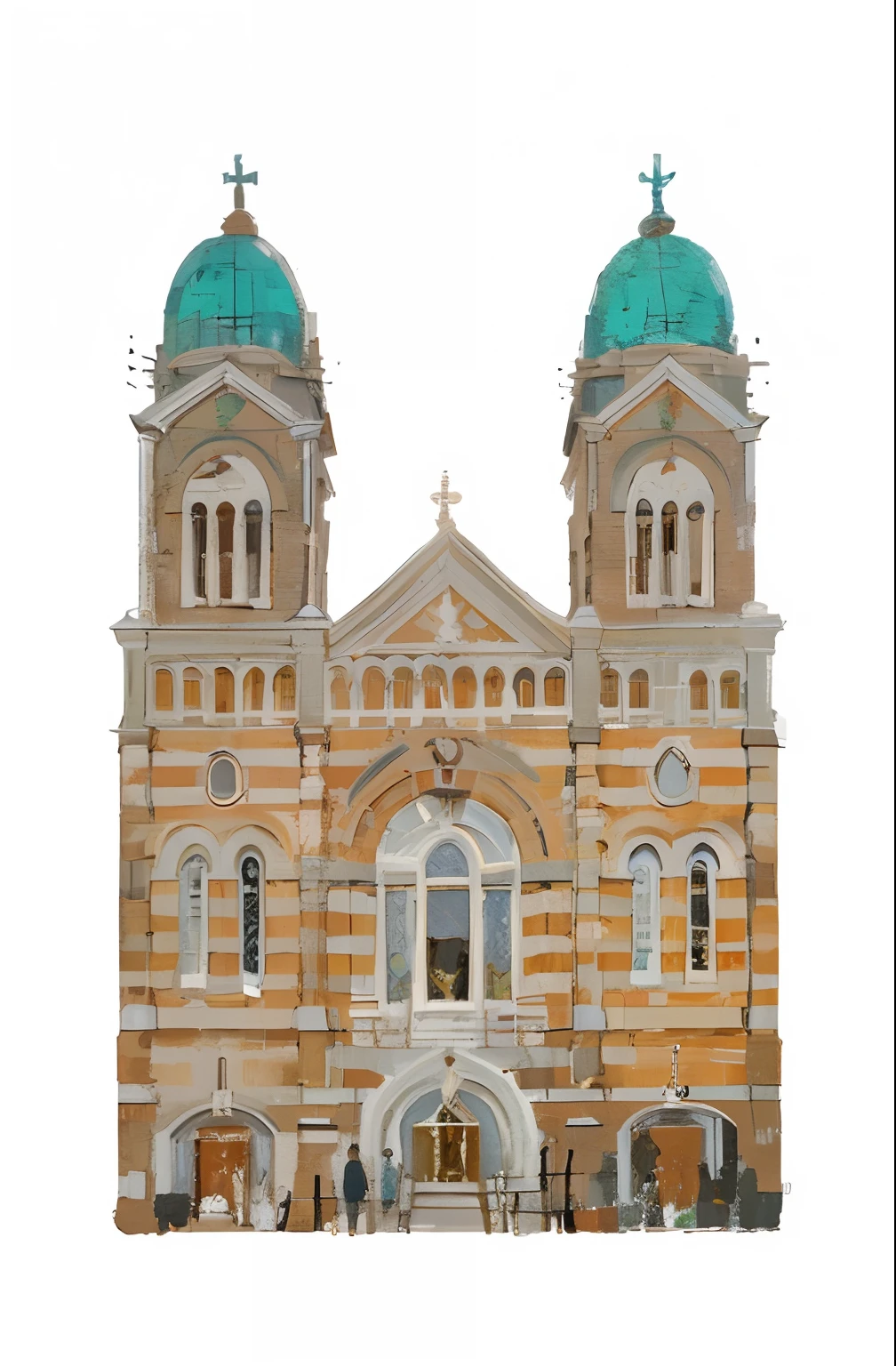 OilPaintStyle，Architectural posters