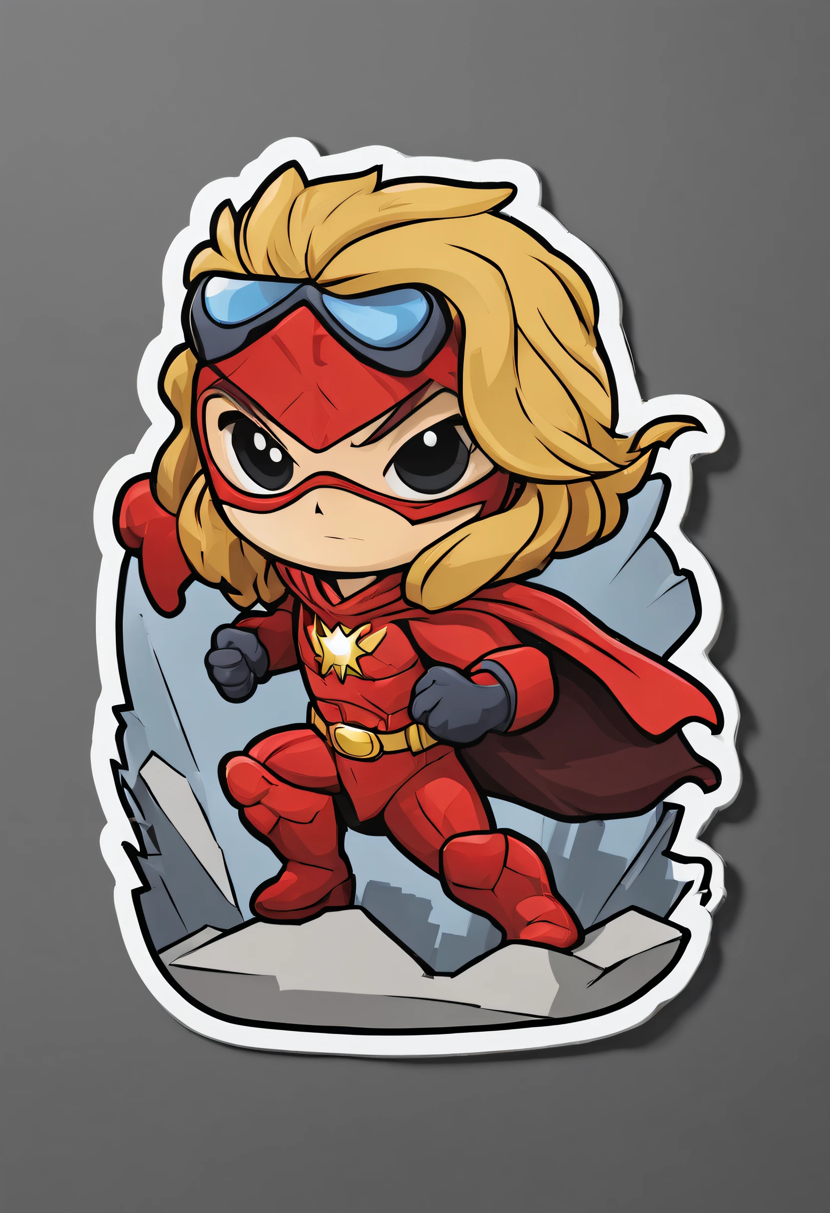 a sticker，1 Order of Heroism，simple backgound，