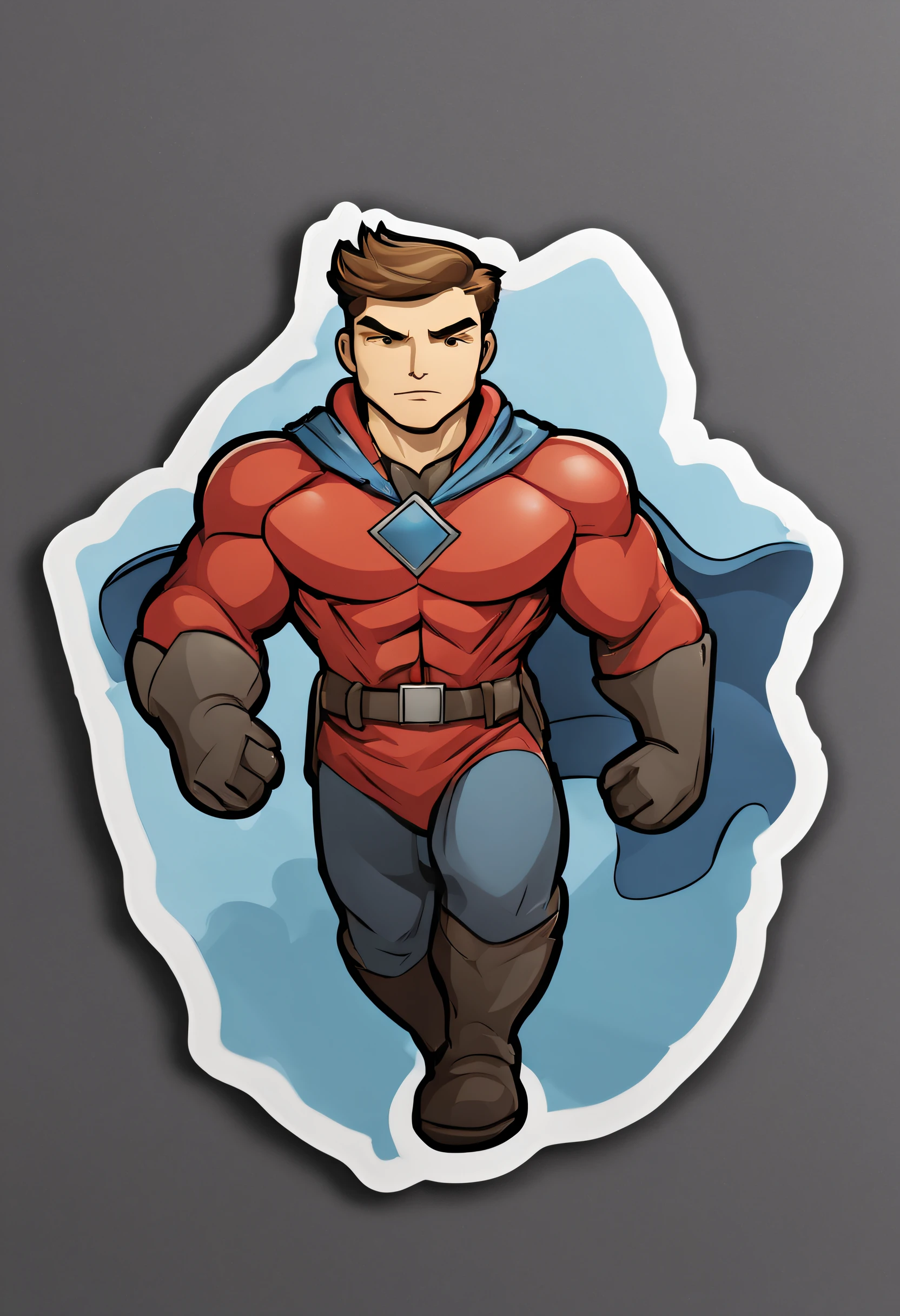 a sticker，1 Order of Heroism，simple backgound，